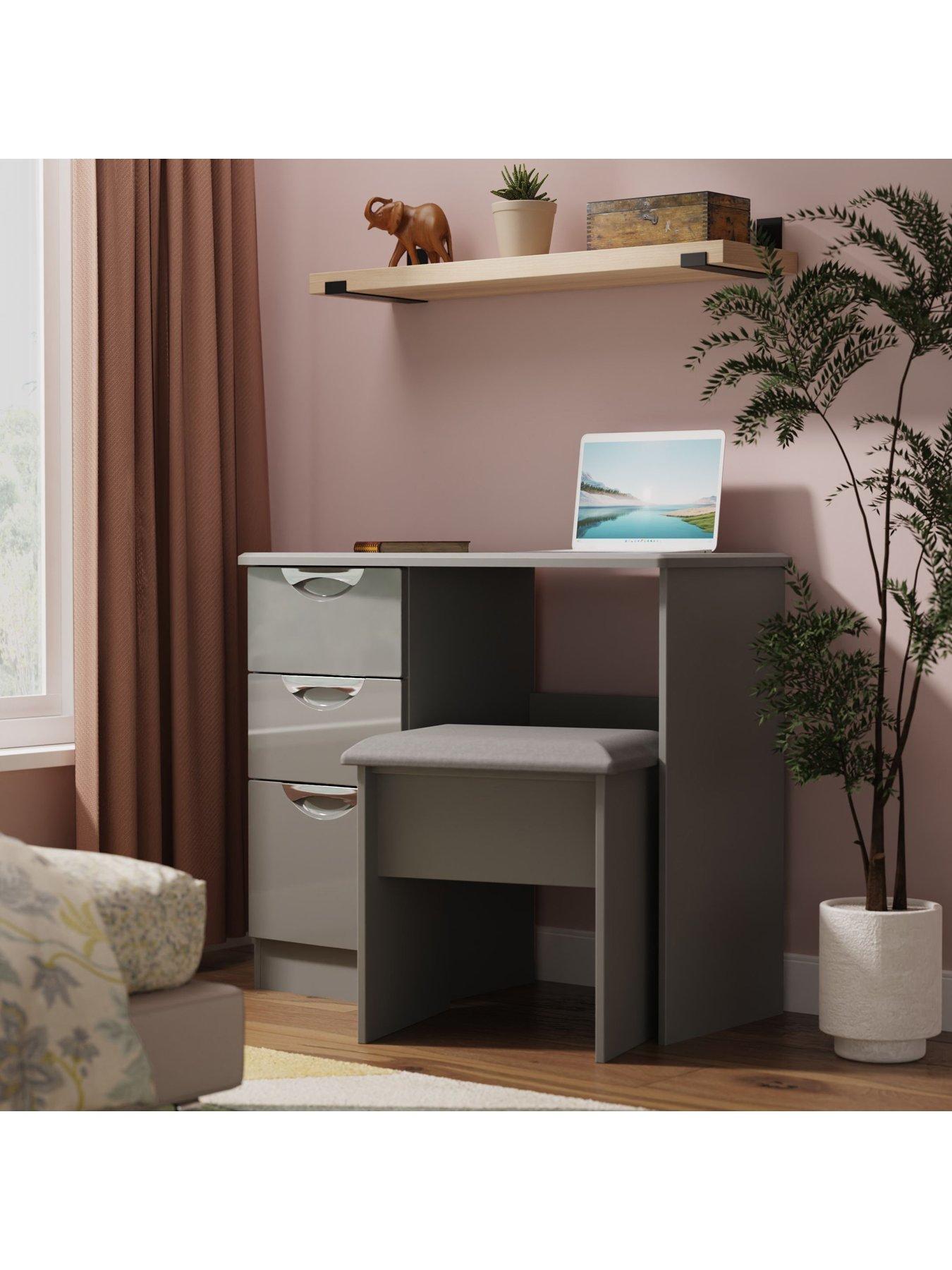 swift-ella-ready-assemblednbspkids-dressing-table-amp-stool-set