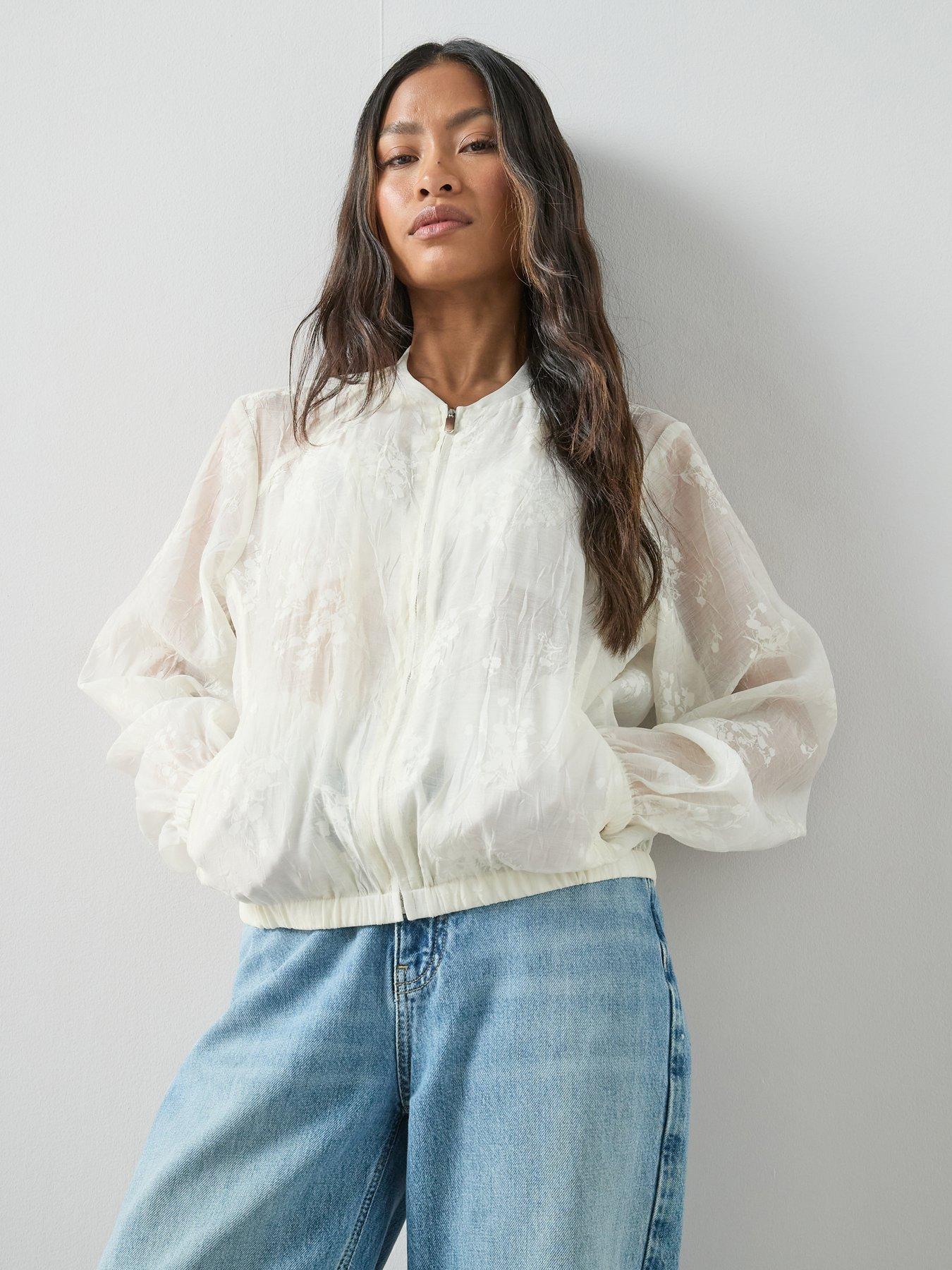 The Very Collection Sheer Lighweight Technical Jacket