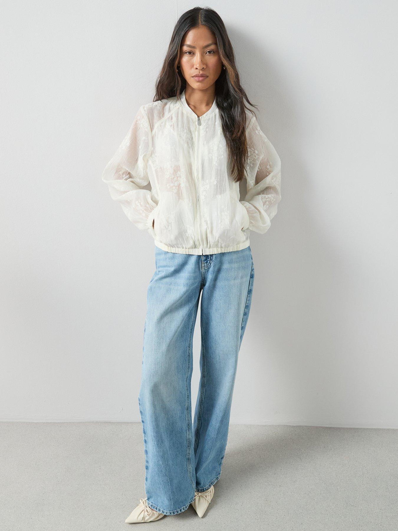 Image 3 of 7 of The Very Collection Sheer Lighweight Technical Jacket