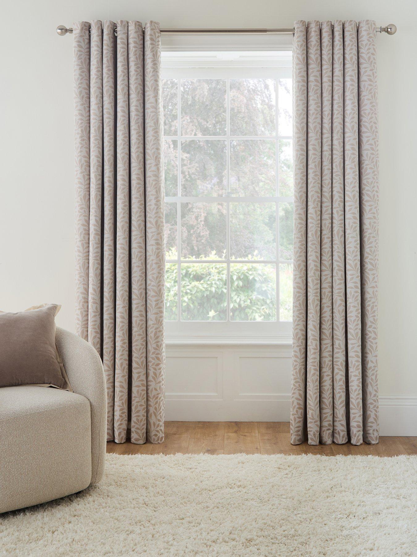 Very Home Sherwood Jacquard 66x72 Blackout Eyelet Curtains