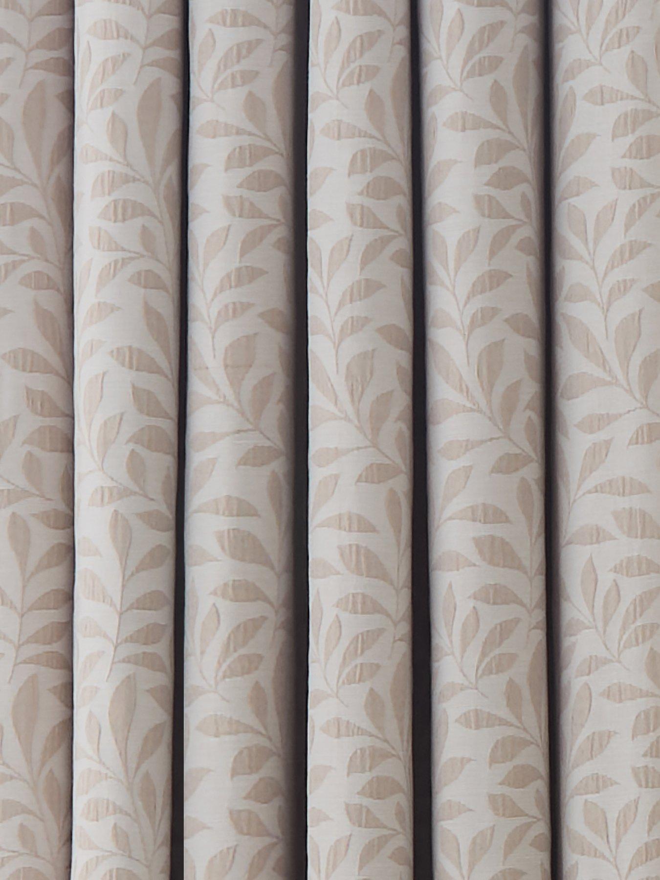 Image 2 of 3 of The Very Collection Sherwood Jacquard 66x72 Blackout Eyelet Curtains