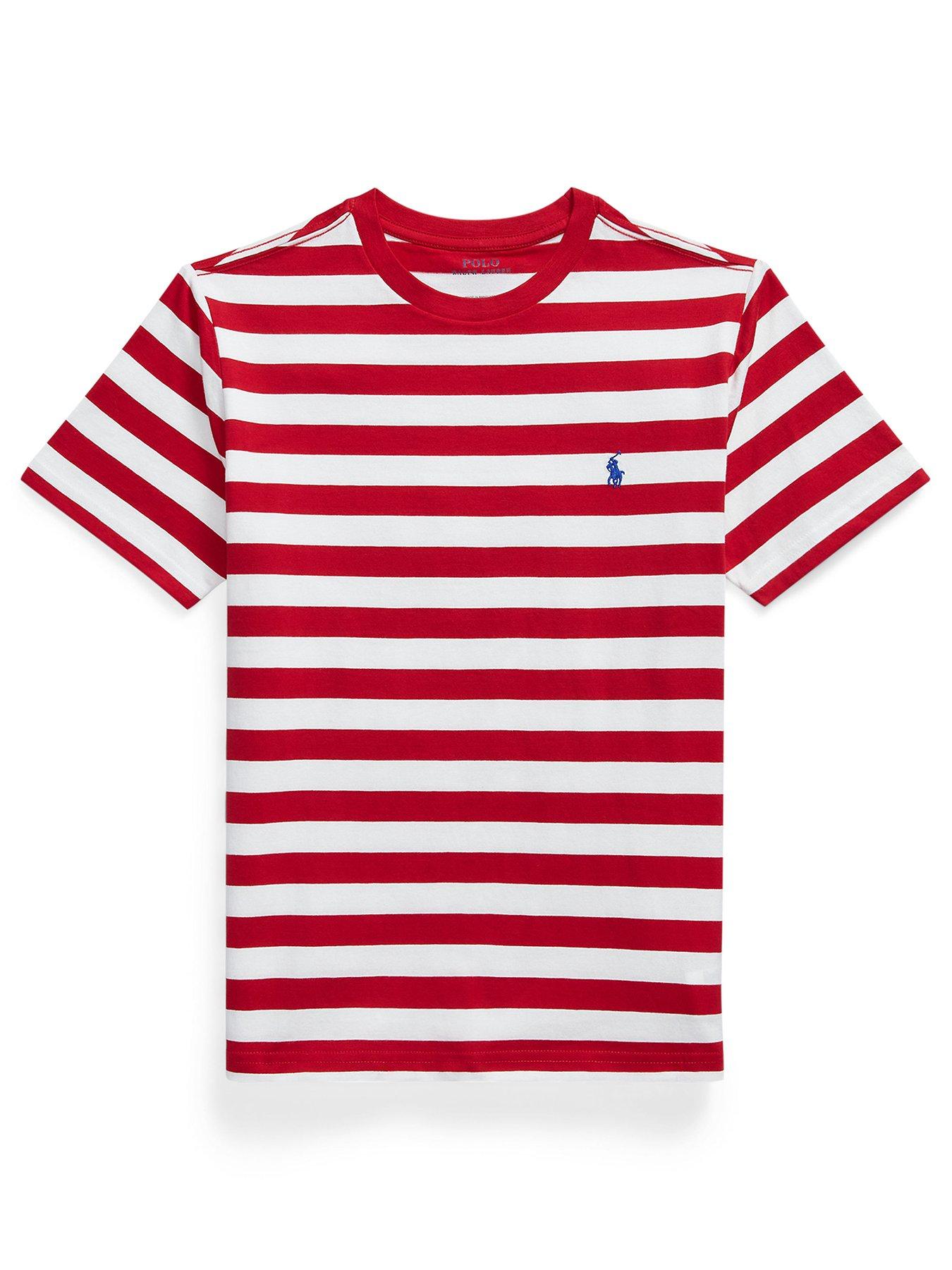 Polo Ralph Lauren Boys Short Sleeve Stripe T-Shirt - Multi