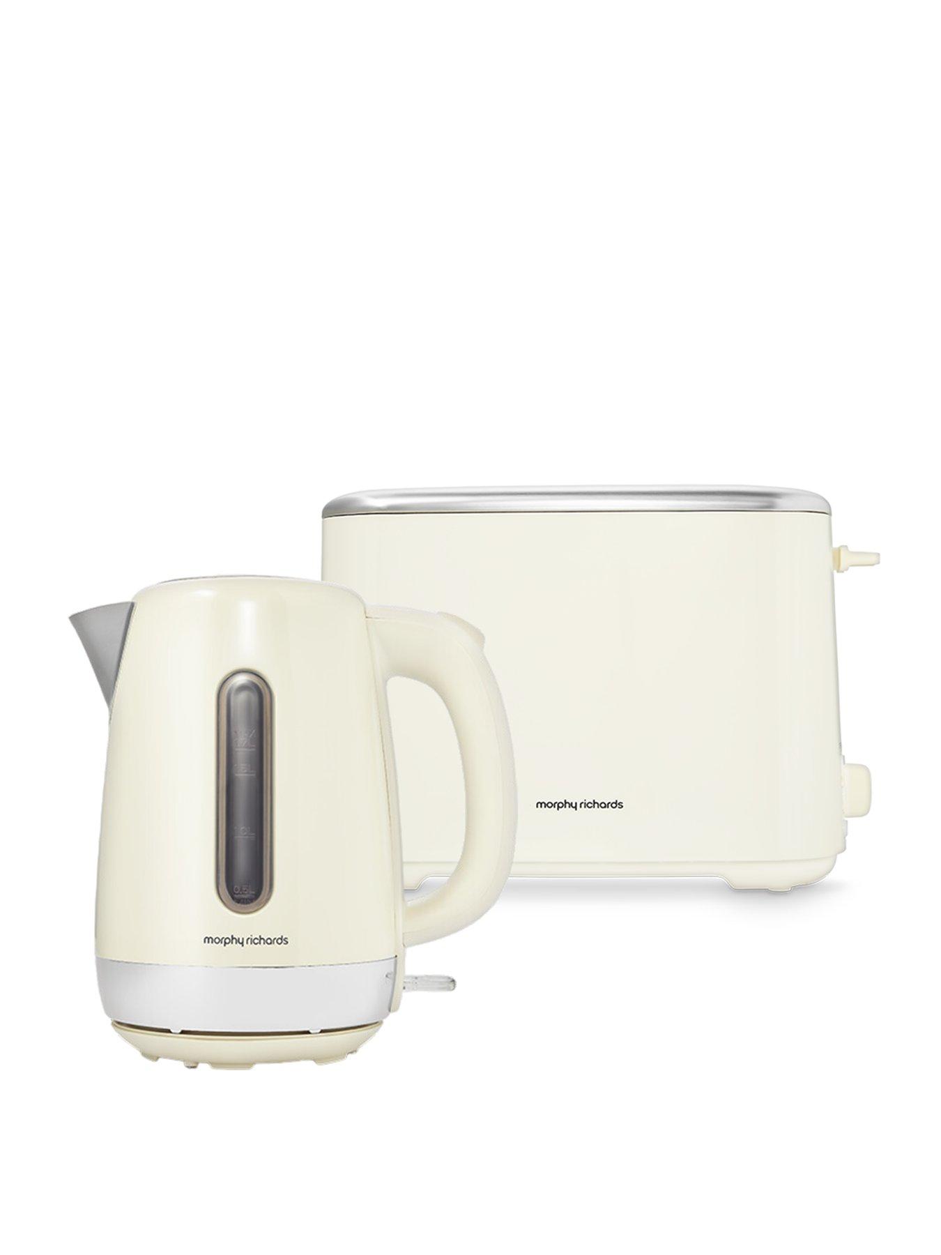 Morphy Richards Equip Kettle  &  Toaster - Cream