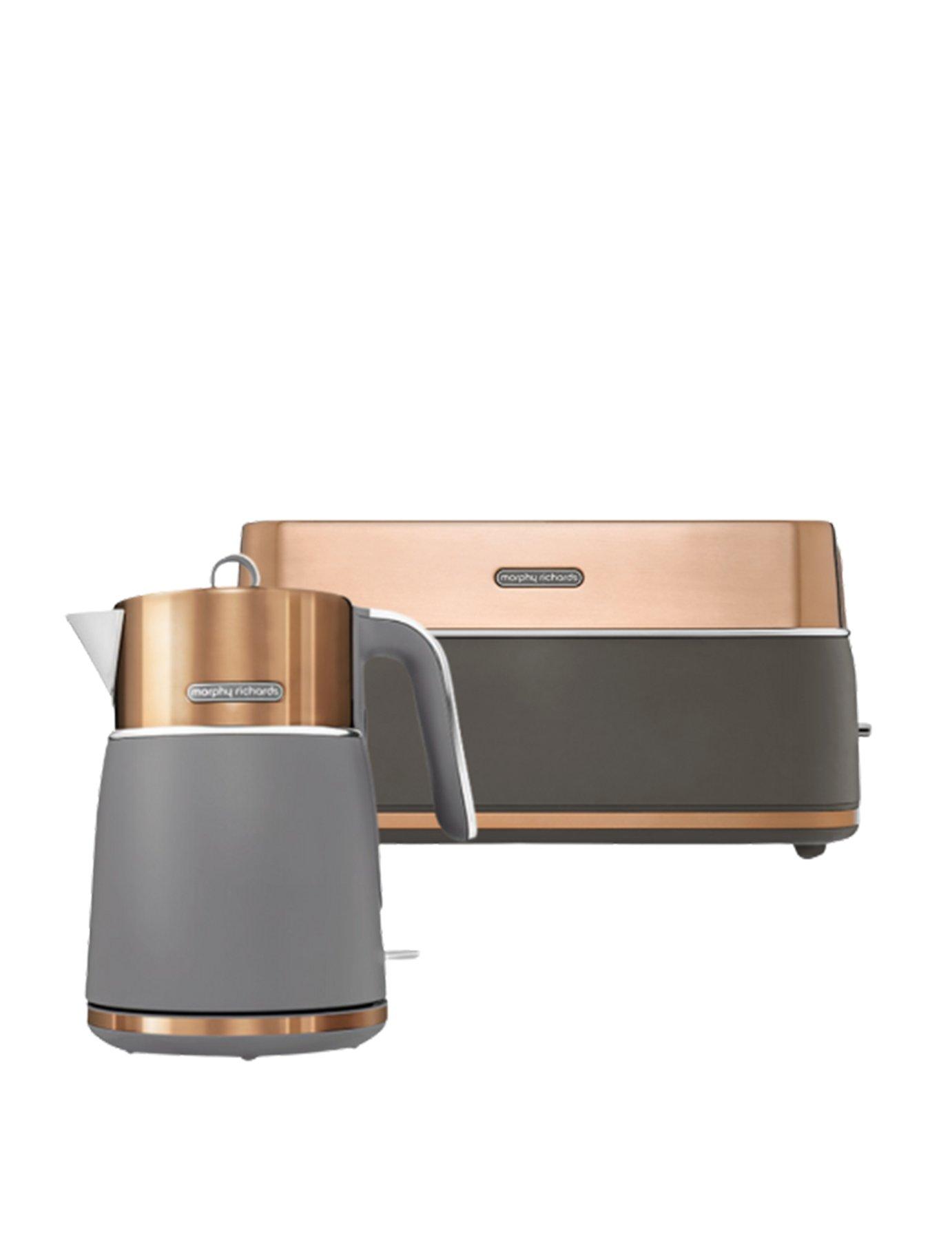 Morphy Richards Signature Kettle  &  Toaster - Copper