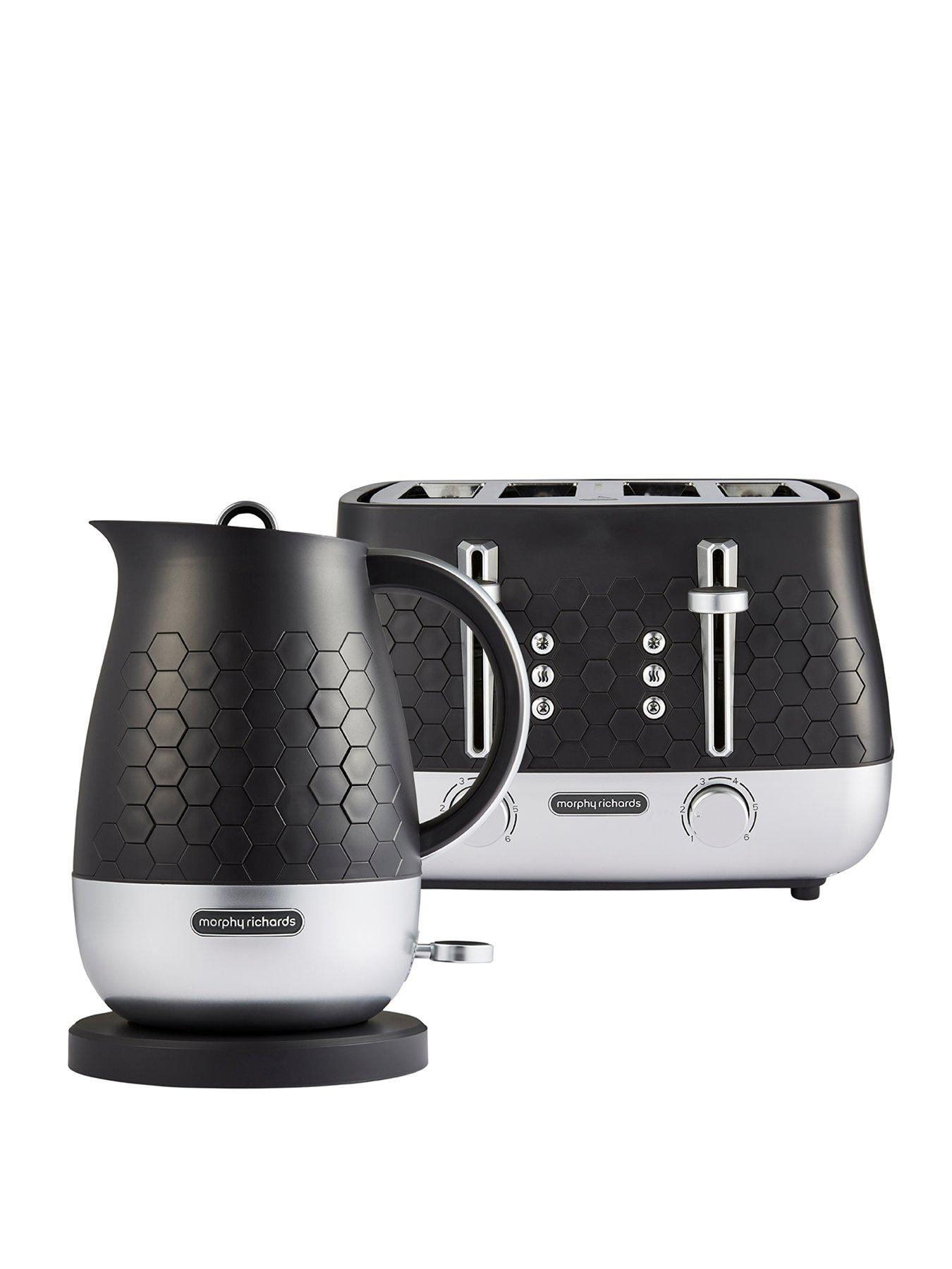 Morphy Richards Cassini Kettle  &  Toaster - Black