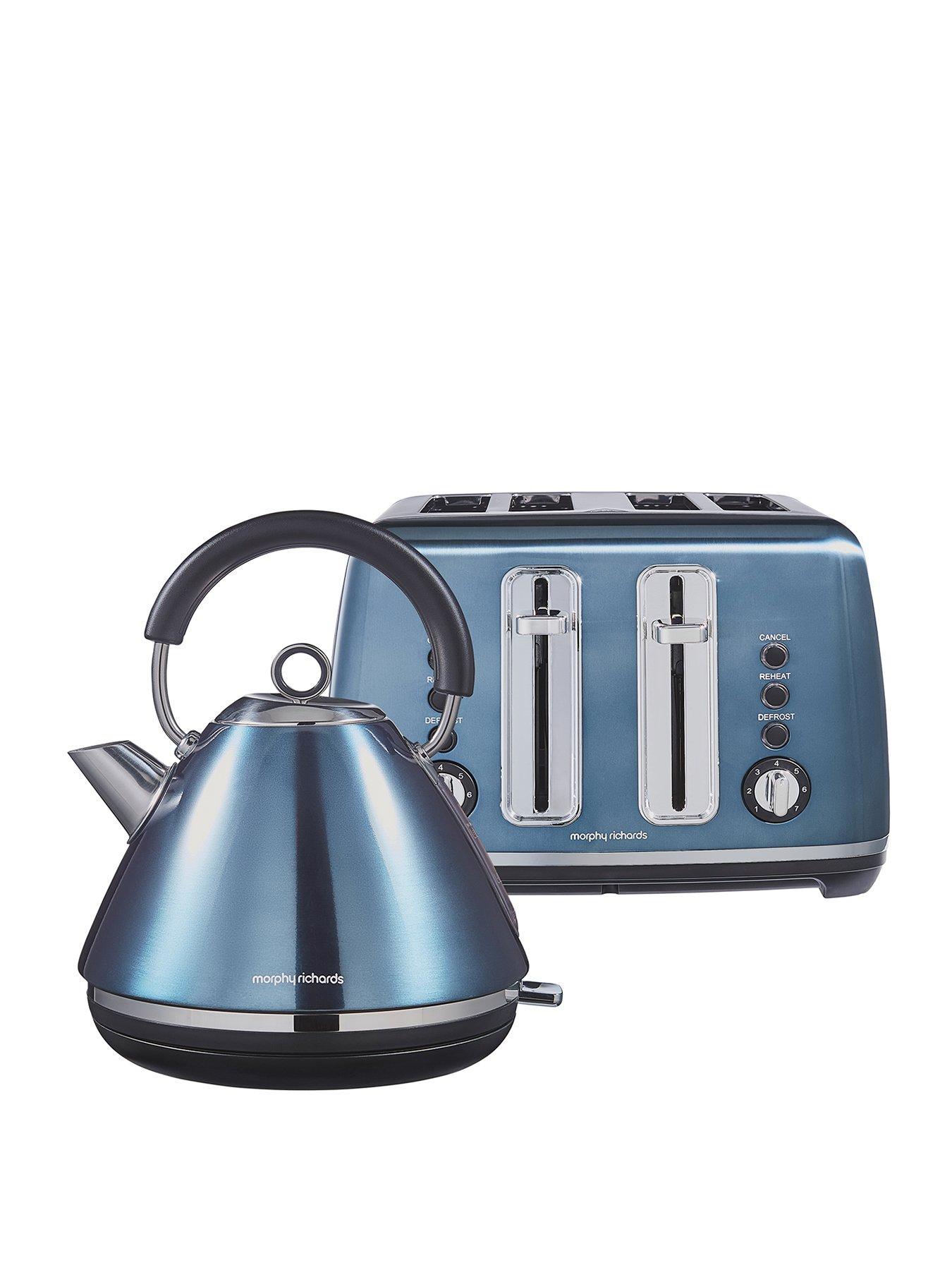 Morphy Richards Accents Kettle  &  Toaster Bundle - Blue