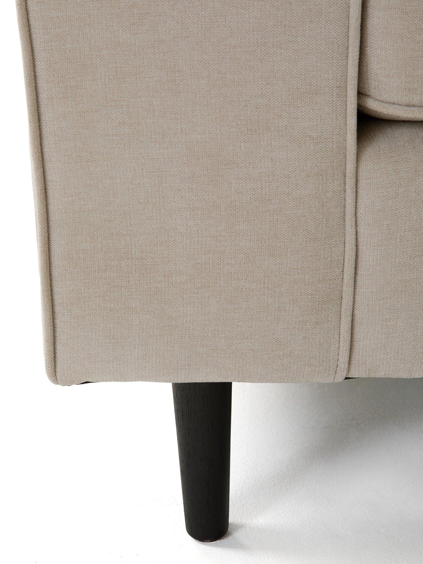 Image 5 of 7 of The Very Collection Zena 3 Seater Fabric Sofa - Natural