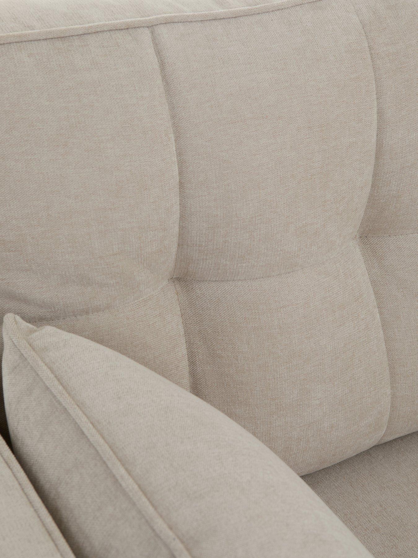 Image 6 of 7 of The Very Collection Zena 3 Seater Fabric Sofa - Natural