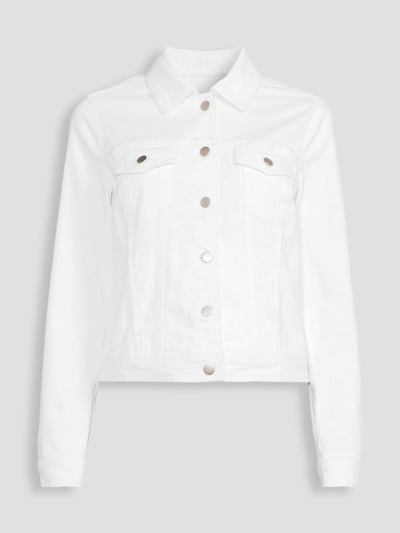 Image 7 of 7 of The Very Collection Denim Western Jacket With Stretch