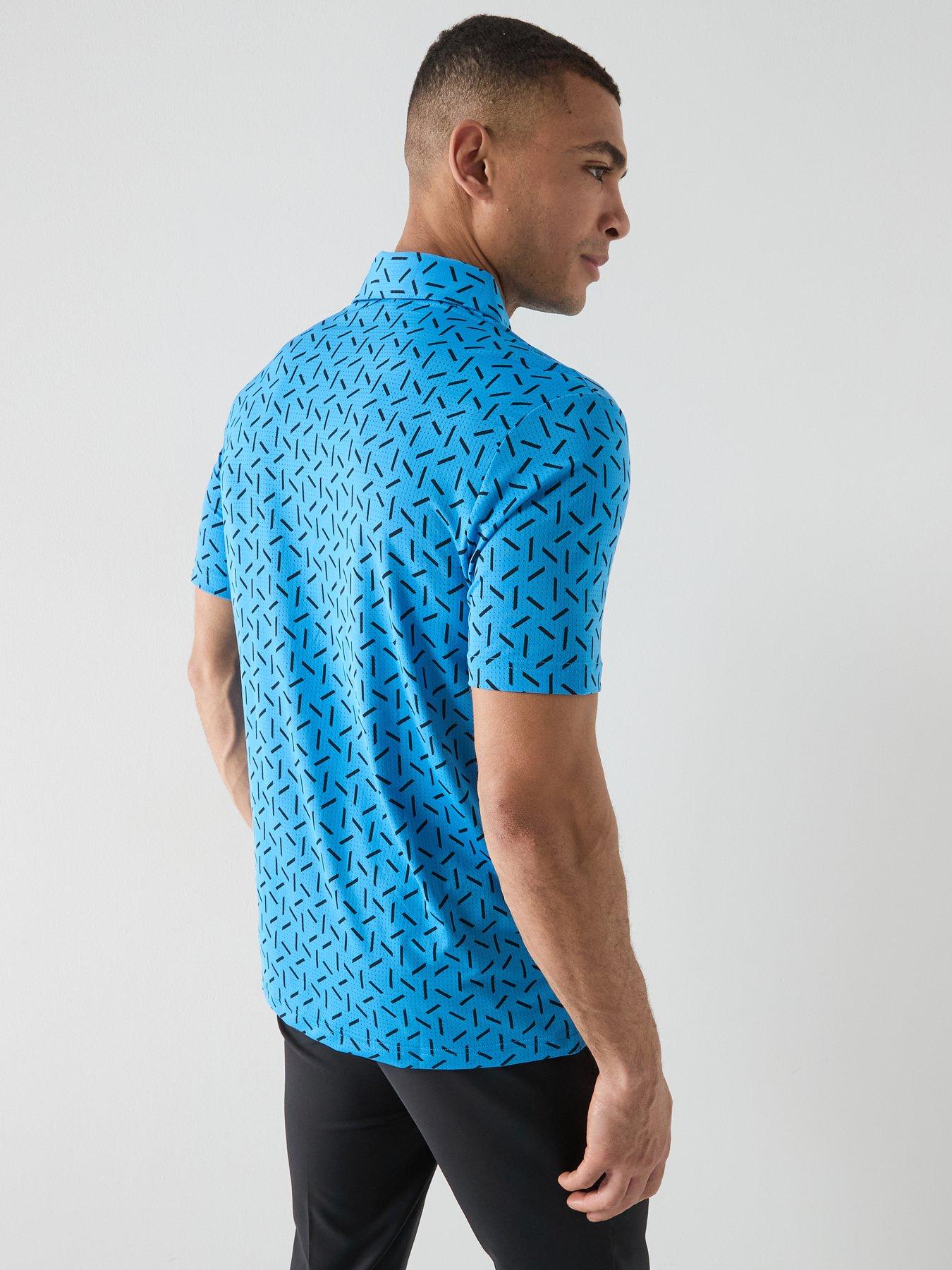 Image 6 of 6 of adidas Mens Golf Ultimate 365 Mesh Climacool Polo - Blue