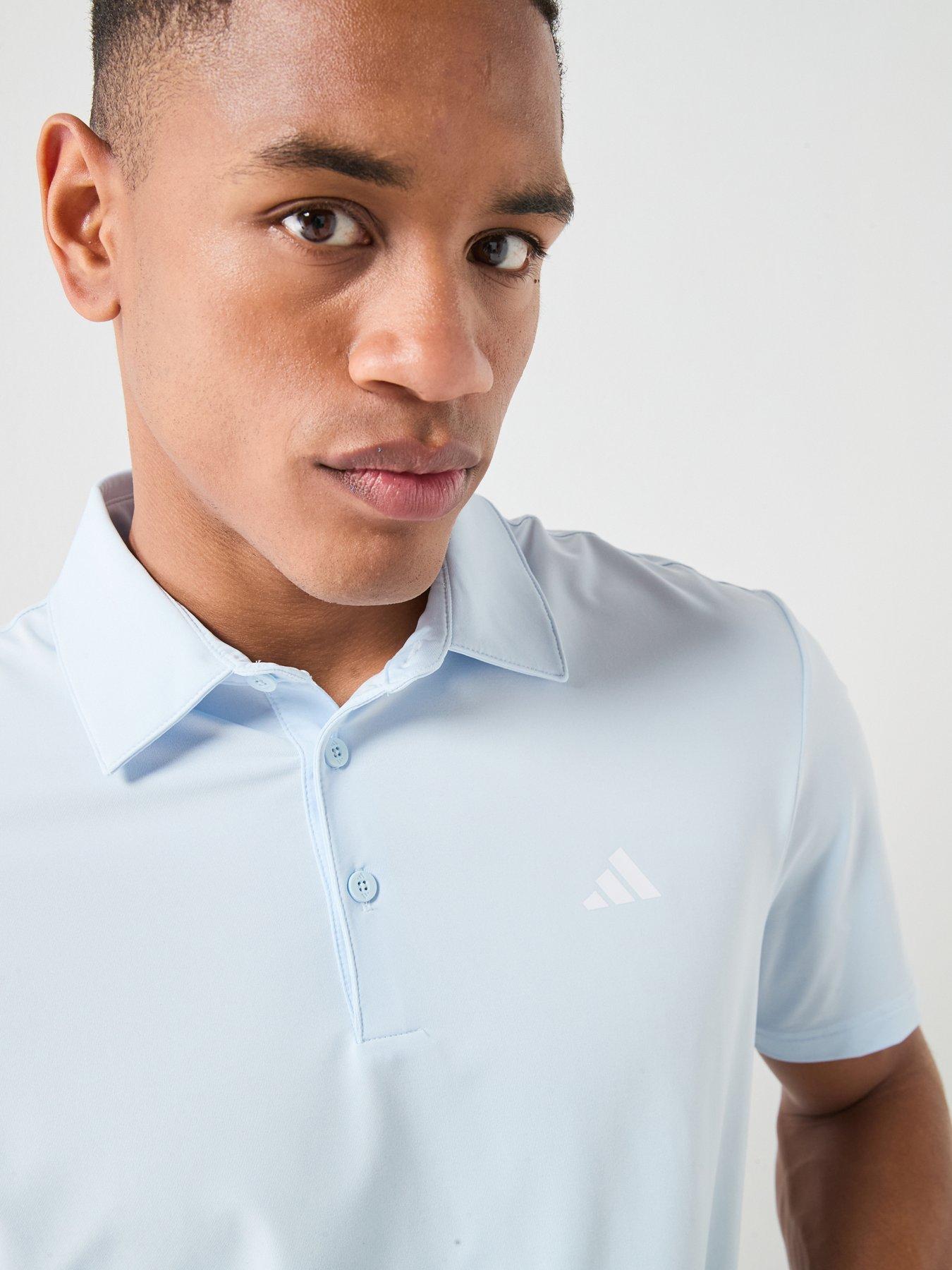 Image 4 of 5 of adidas Mens Golf Ulitmate 365 Polo Shirt - Blue
