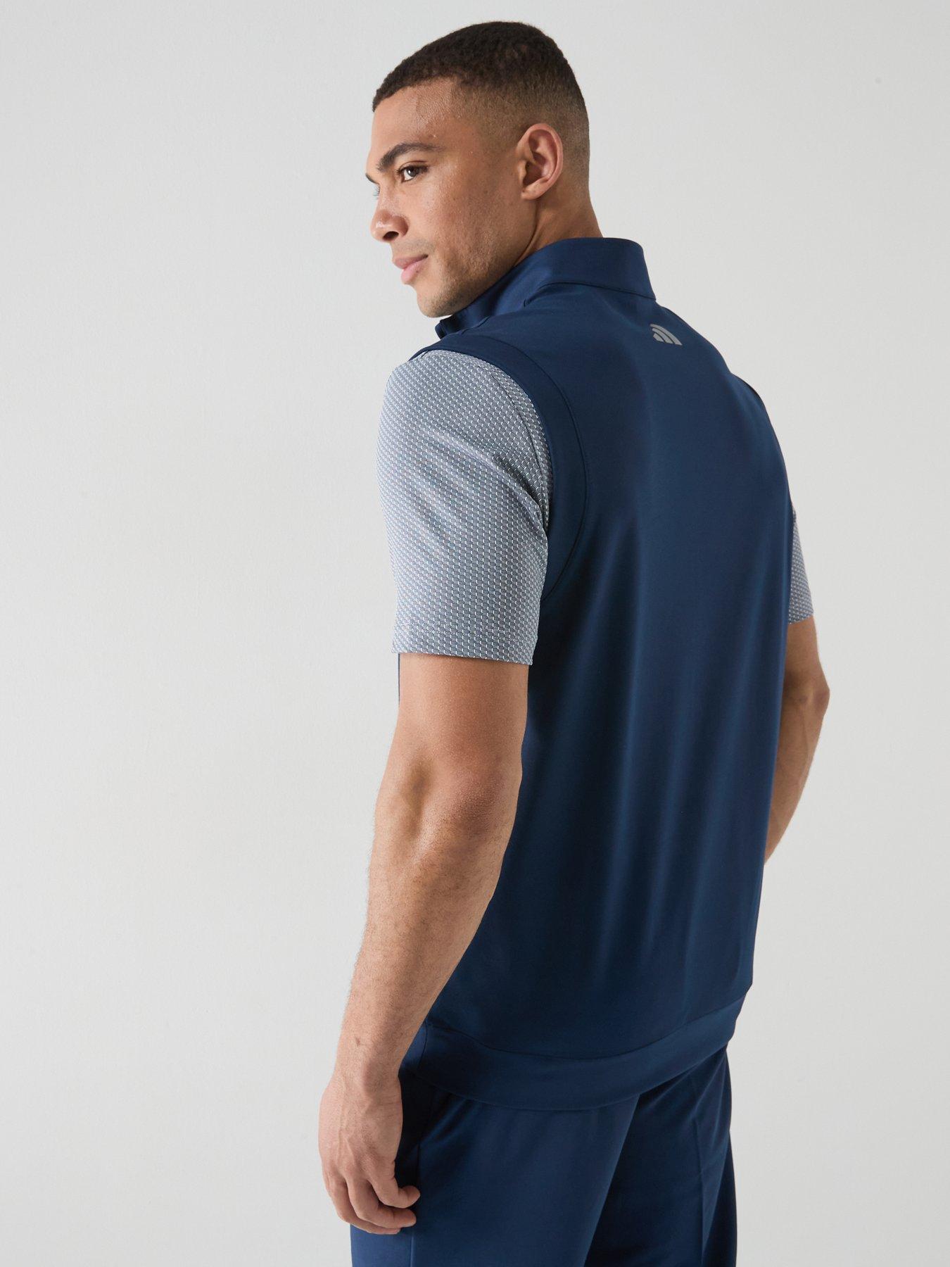 Image 2 of 6 of adidas Mens Golf Ultimate 365 Quarter Zip Vest - Navy