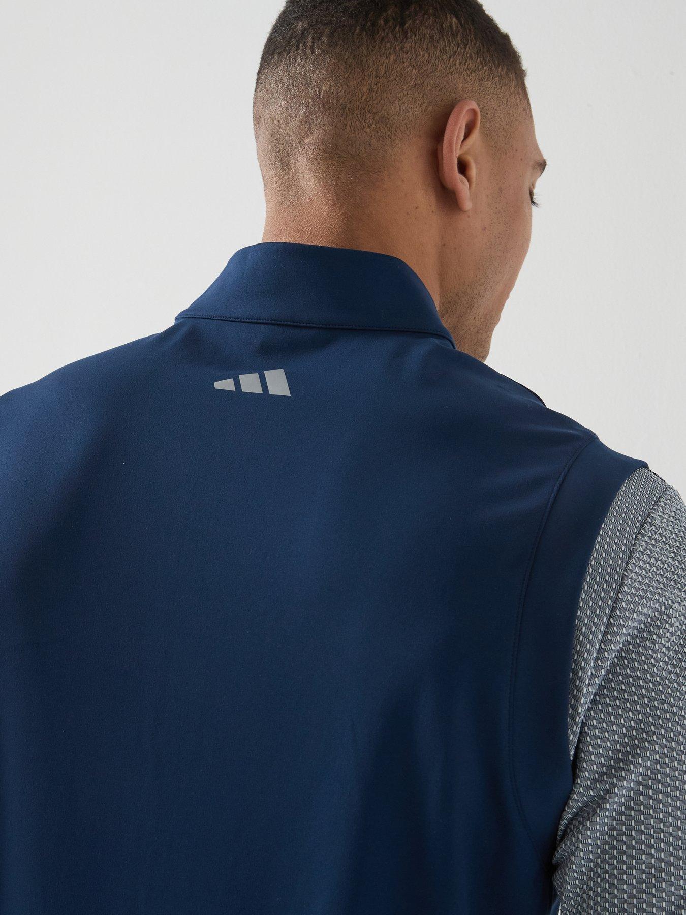 Image 4 of 6 of adidas Mens Golf Ultimate 365 Quarter Zip Vest - Navy