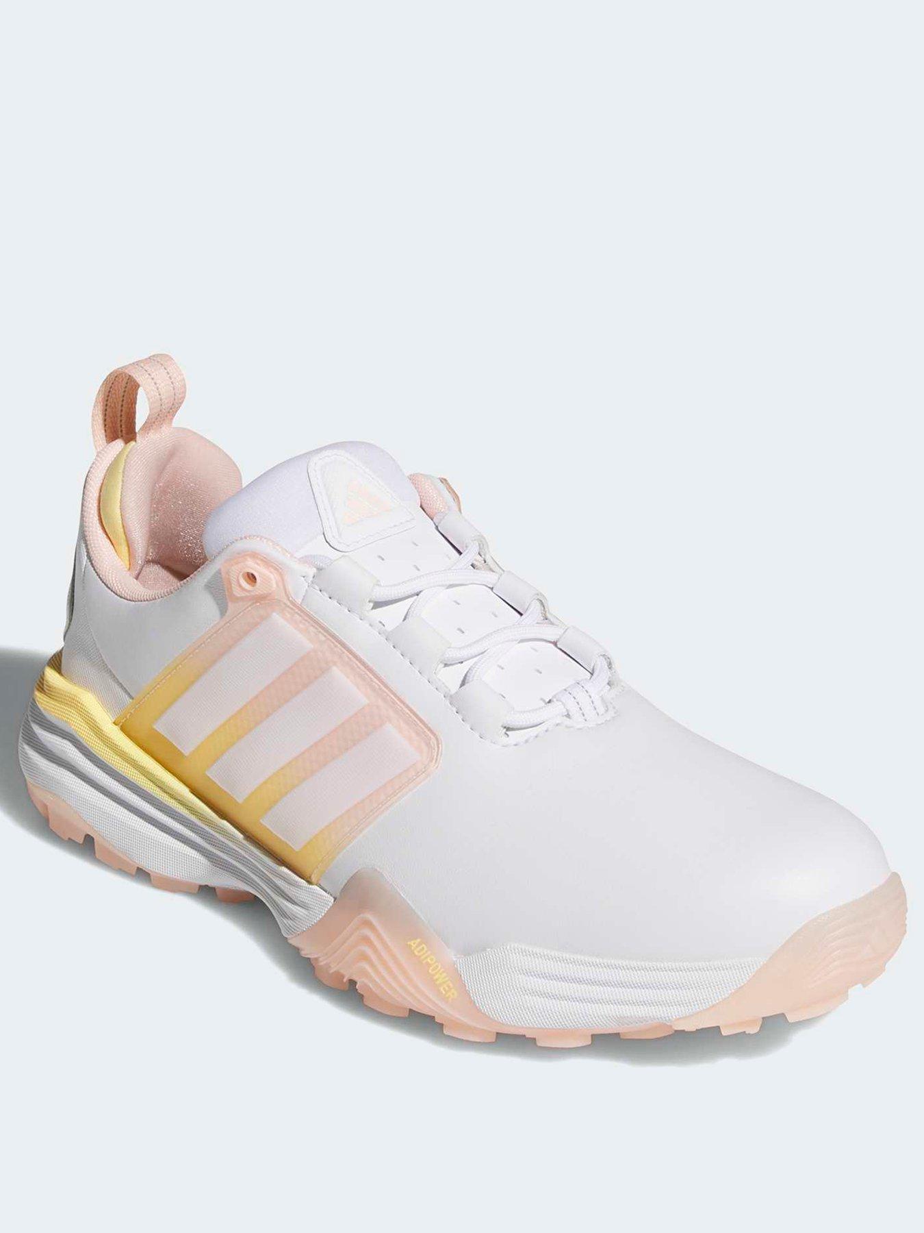 Image 2 of 7 of adidas Womens Golf Adipower 26 Sl Shoes - White