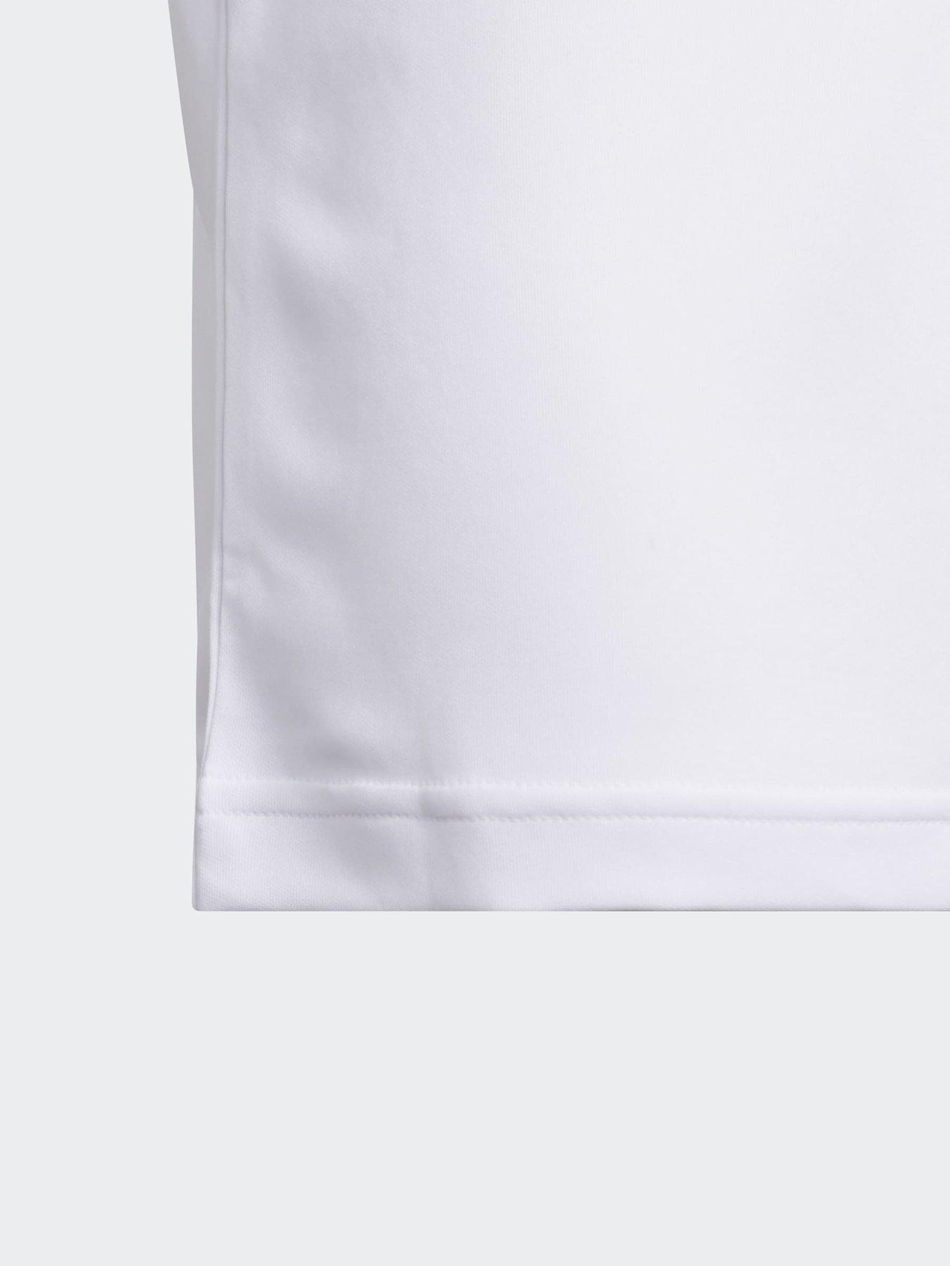 Image 5 of 5 of adidas Boys Golf Performance Polo Shirt - White