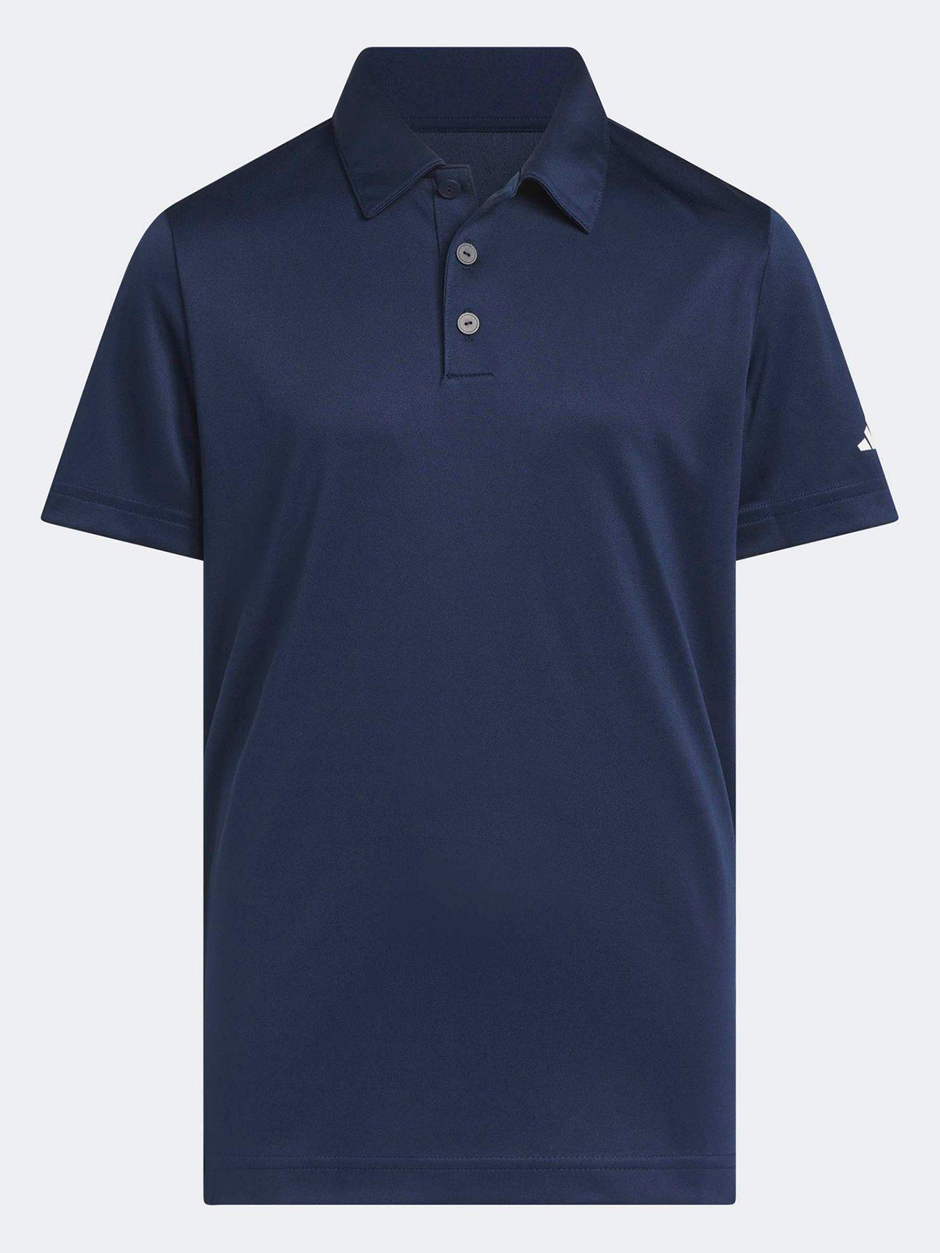 adidas: Boys Golf Performance Polo Shirt - Navy