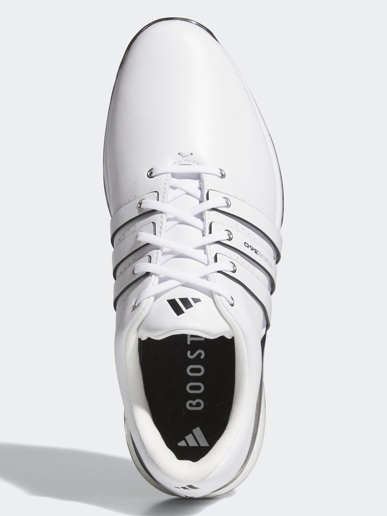 Image 4 of 7 of adidas Mens Golf Tour 360 24 Shoes - White