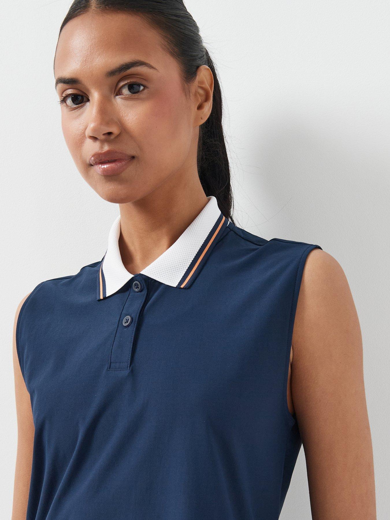 Image 5 of 6 of adidas Womens Golf Beyond Polo Shirt - Navy