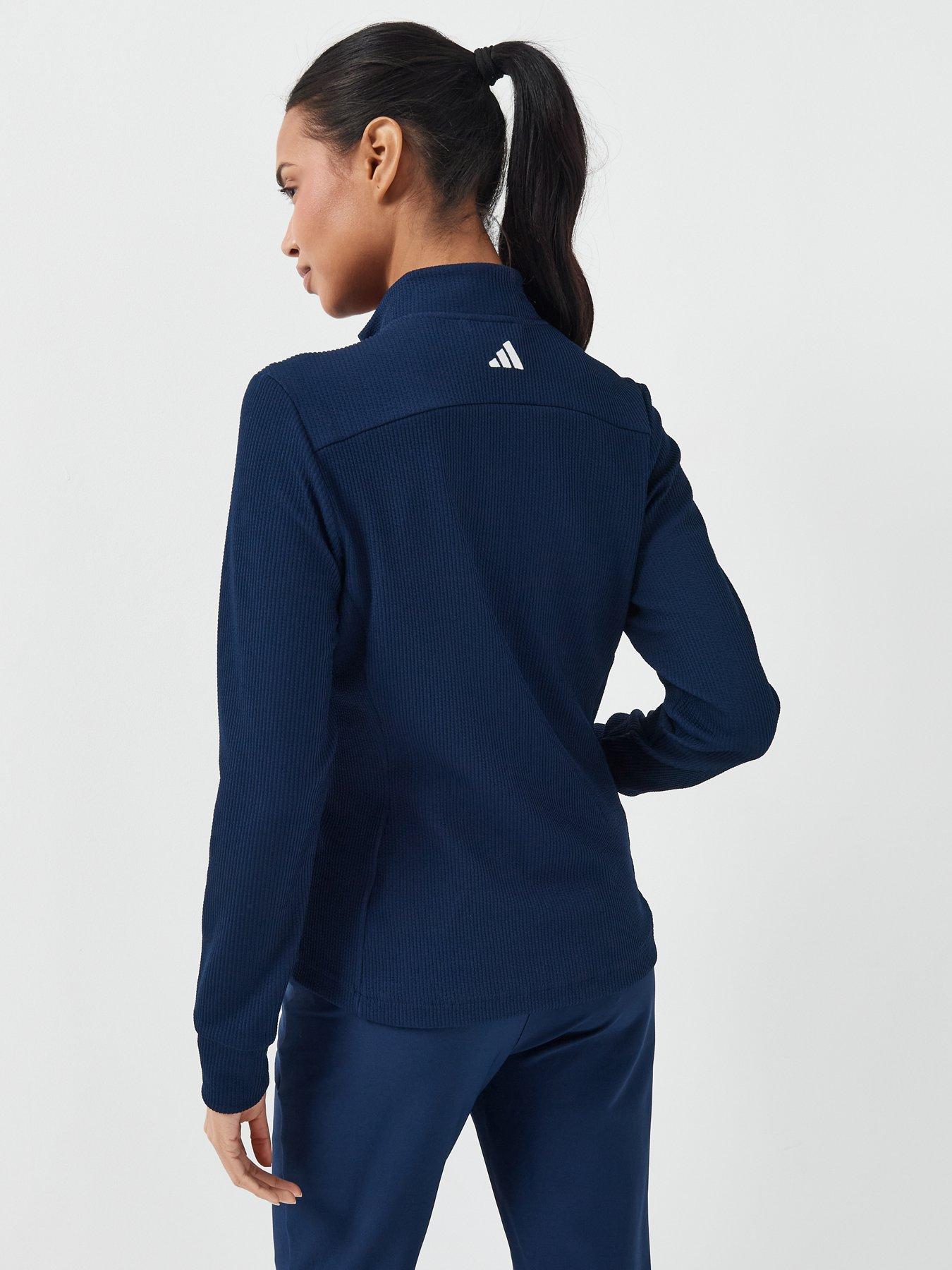 Image 2 of 6 of adidas Womens Golf Full Zip Jacket - Navy