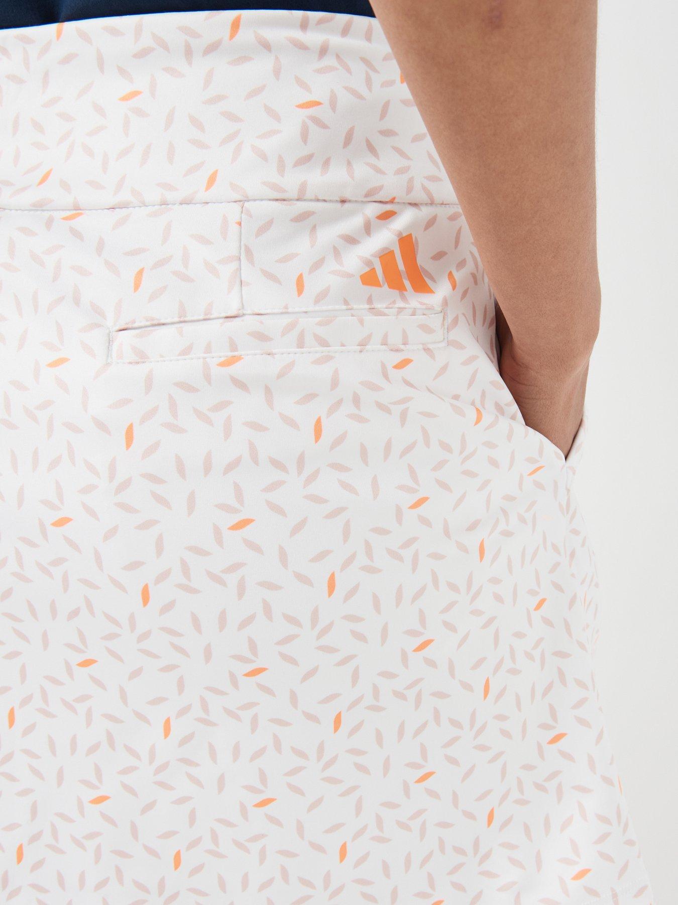 Image 4 of 6 of adidas Womens Golf Ultimate 365 Printed Knit Skort - White