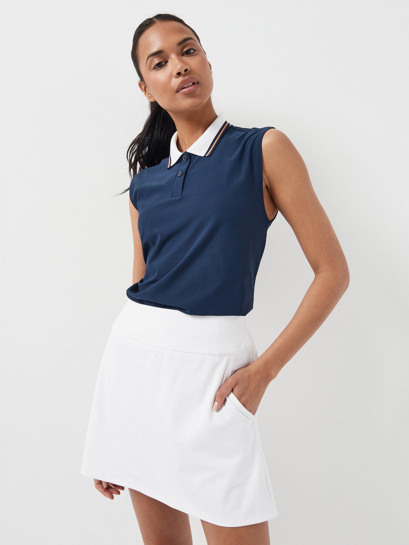 Image 6 of 6 of adidas Womens Golf Ultimate 365 Solid Knit Skort - White