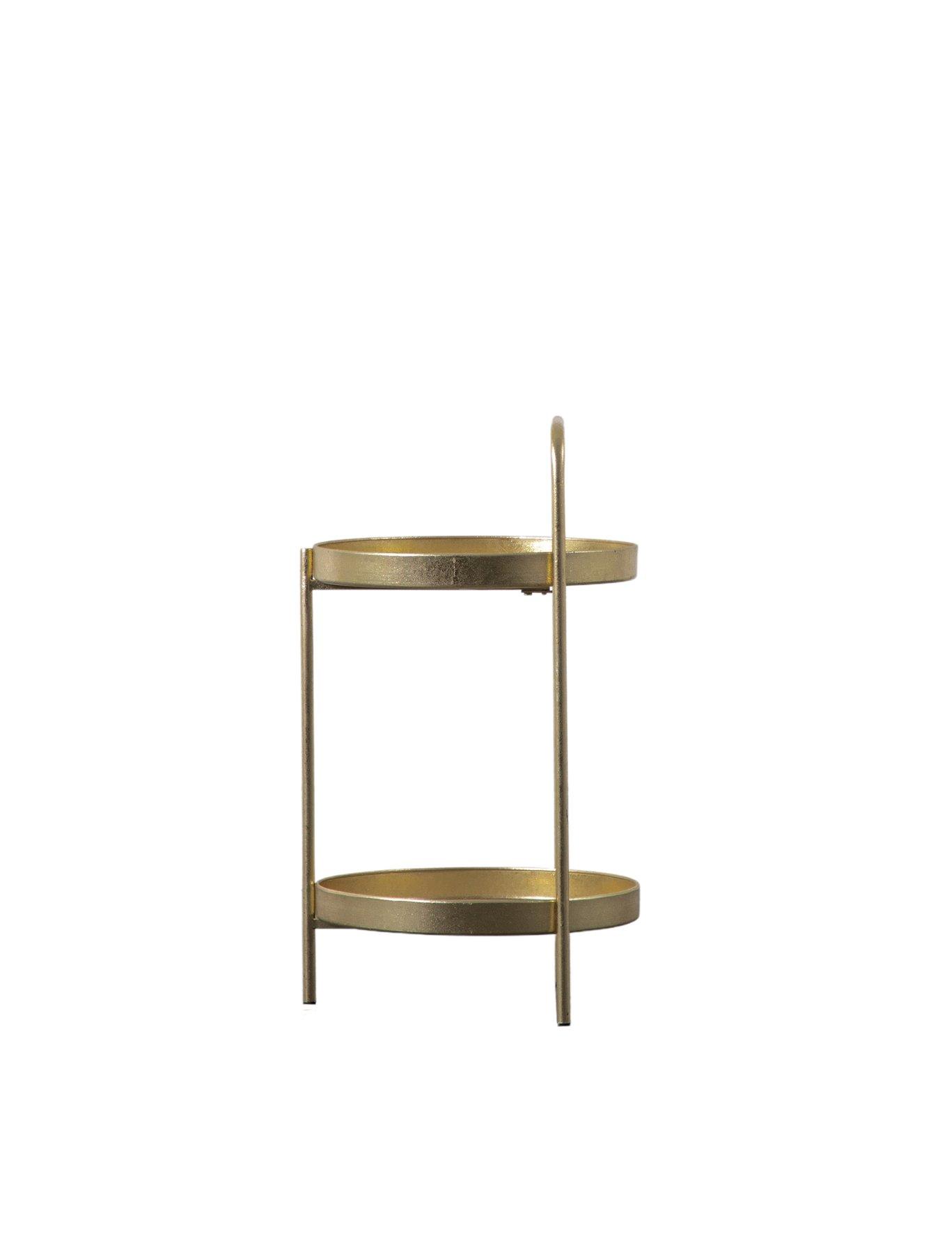 Image 5 of 5 of Gallery Direct Sennen Round Side Table Gold