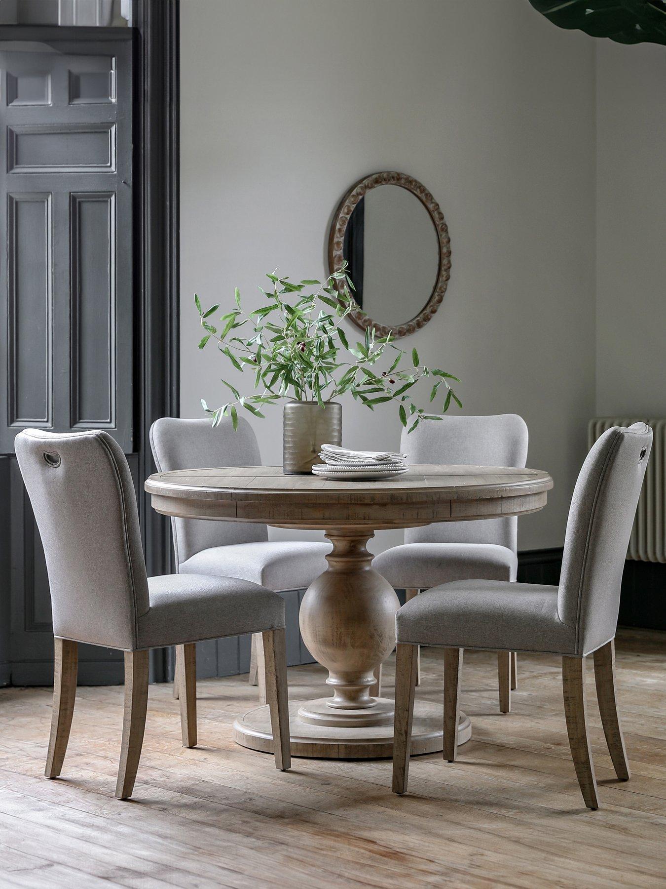 Gallery Direct Vancouver Rounnd Extending Dining Table