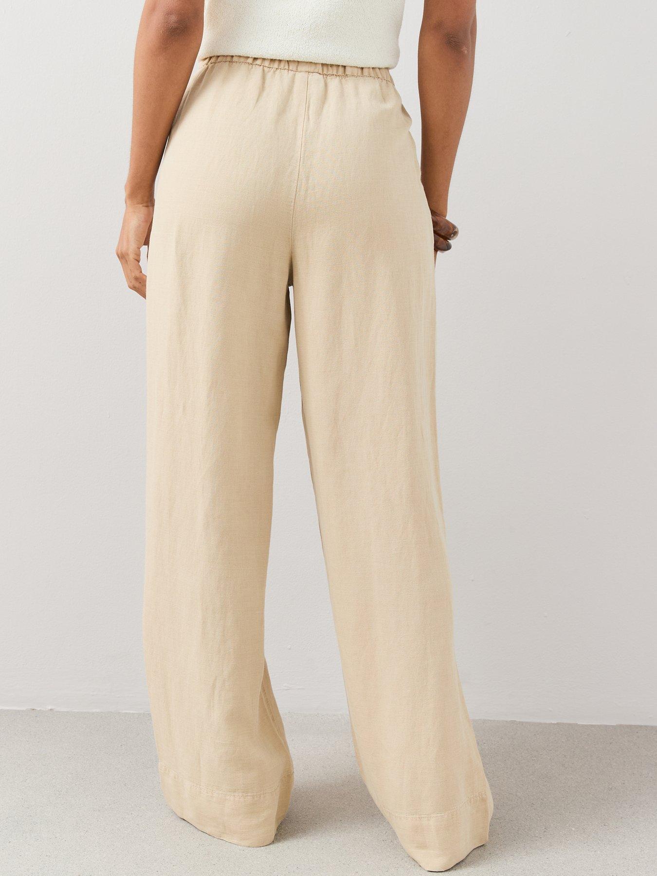 Image 2 of 6 of The Very Collection Lyocell Linen Wide Leg Trouser Co-ord