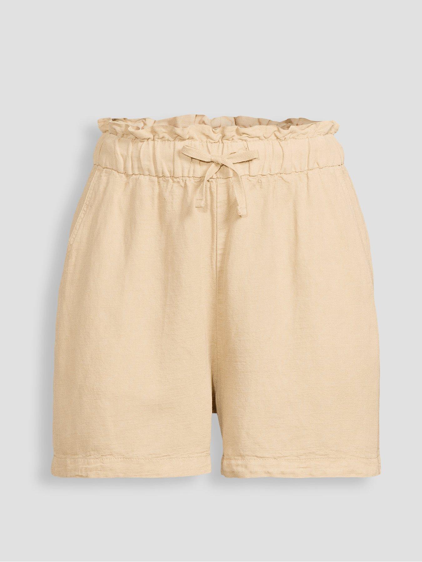 Image 7 of 7 of The Very Collection Lyocell Linen Short Co-Ord - Beige