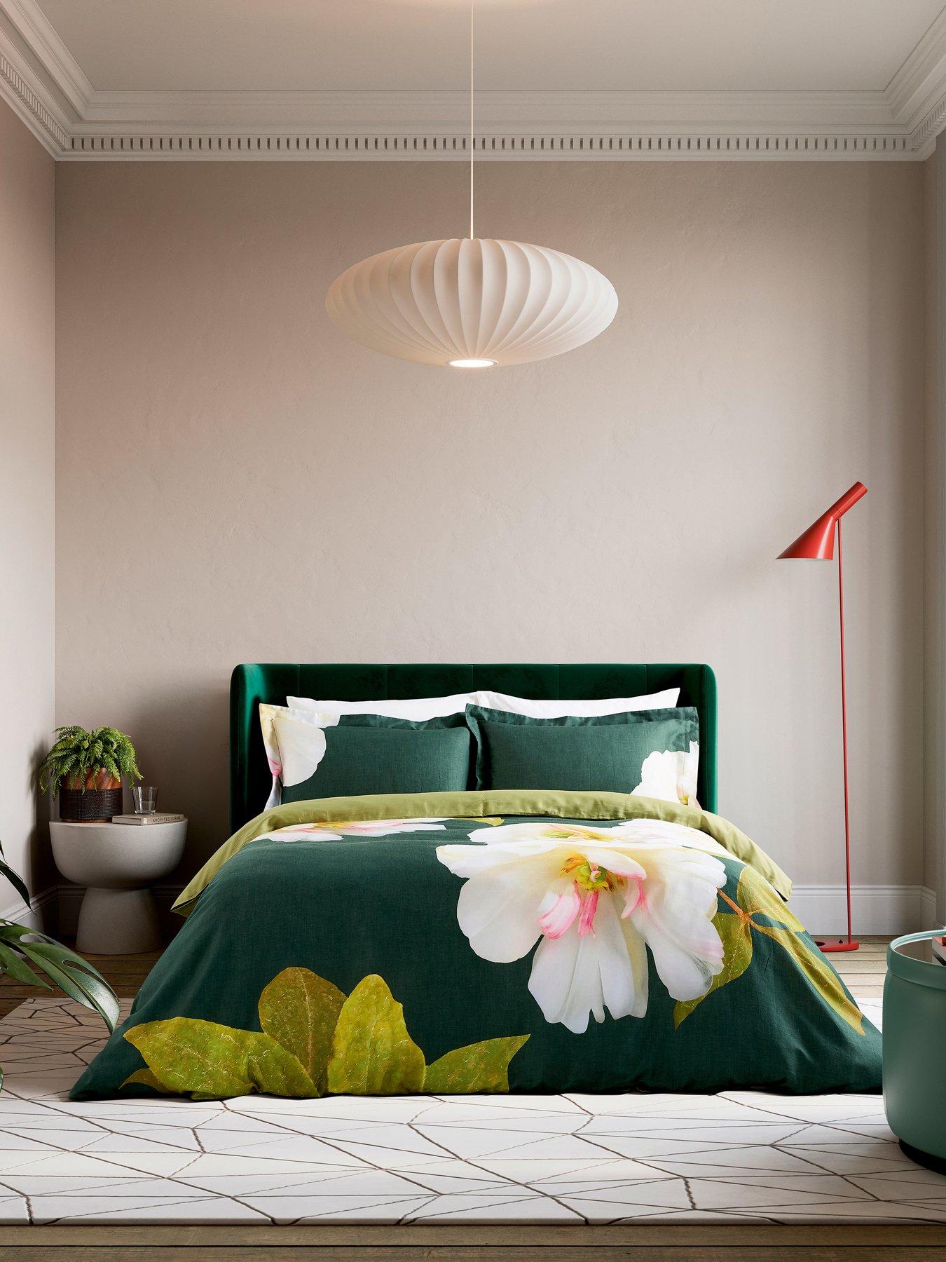 Image 1 of 6 of Ted Baker Gardenia Cover Duvet Set Forest