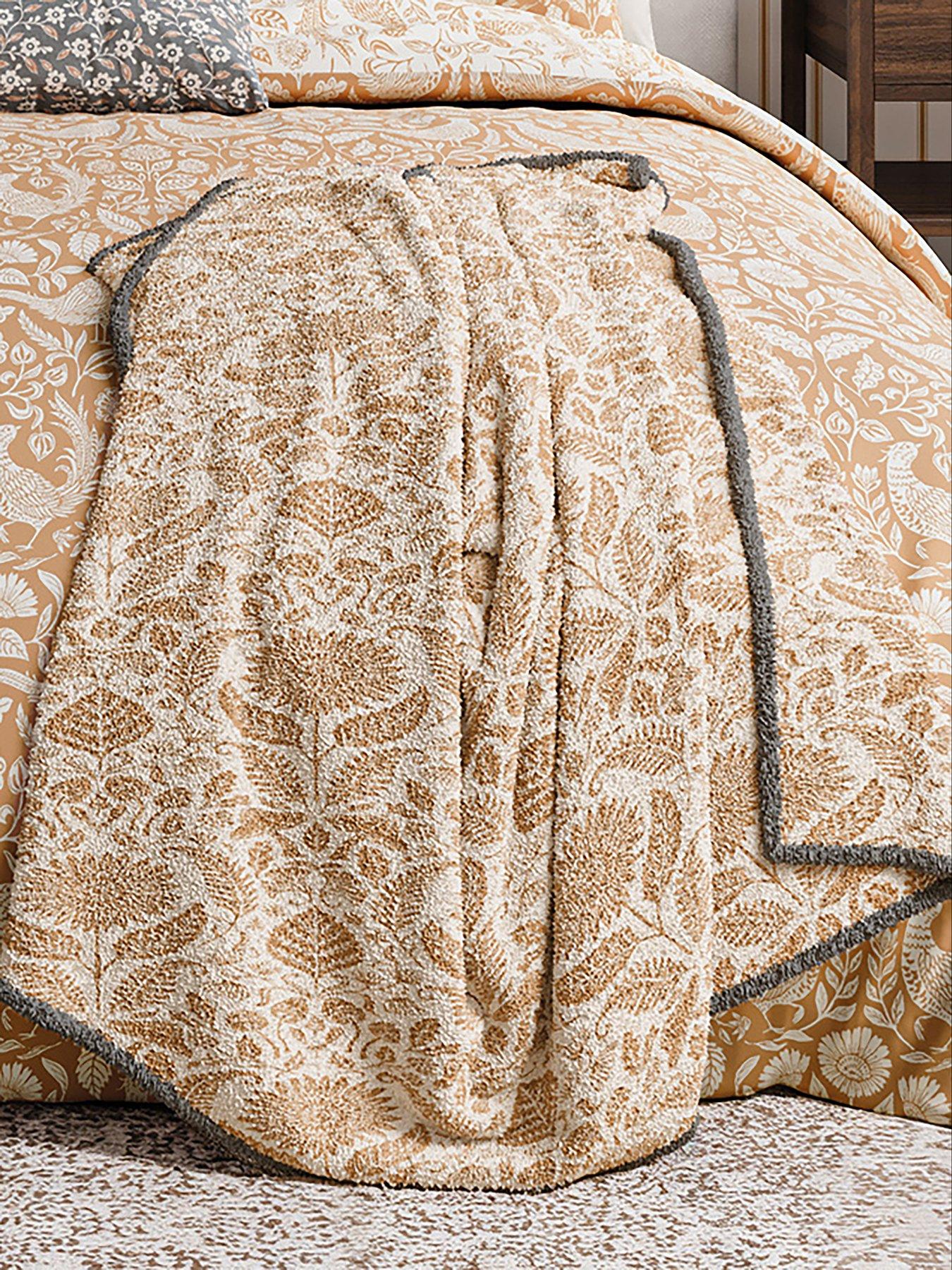 Helena Springfield Sunflower Fleece 140X180Cm Graphite / Copper