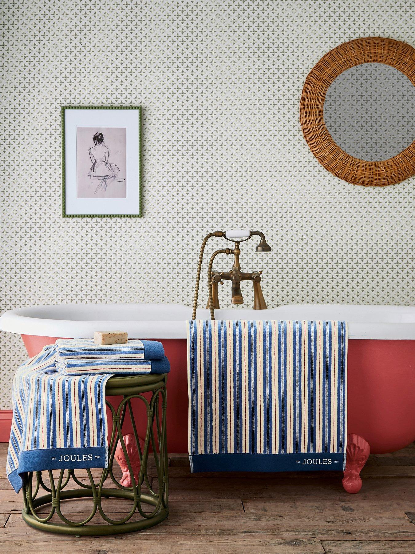 Joules Grove Stripe Towel Range