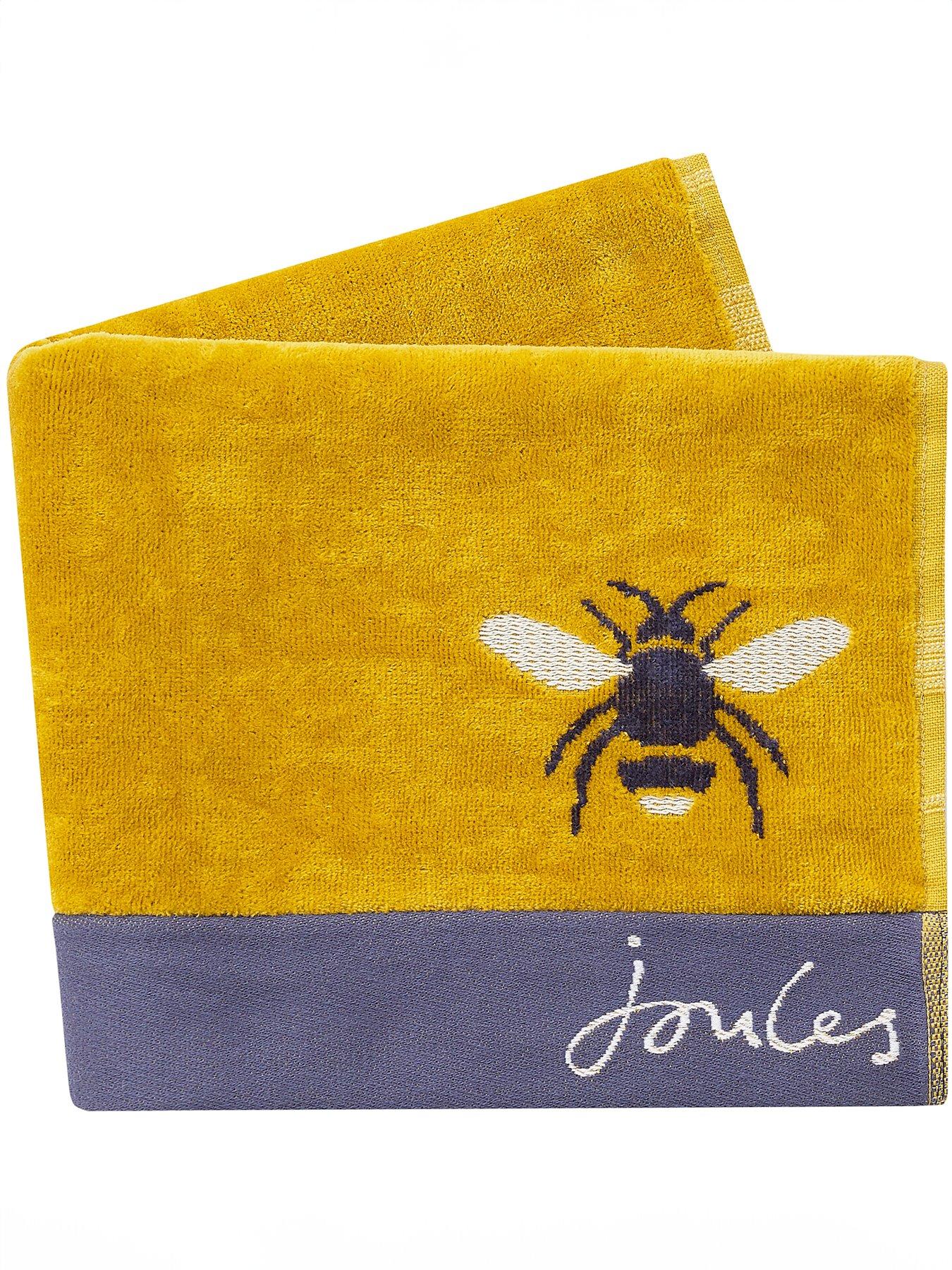 Image 1 of 4 of Joules Botanical Bees Towel Range