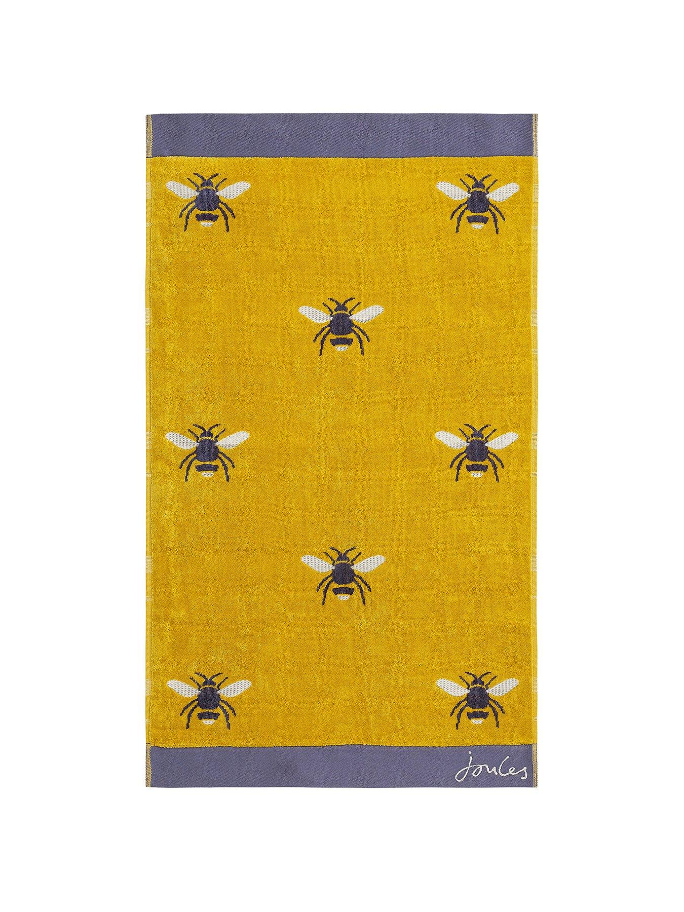 Image 2 of 4 of Joules Botanical Bees Towel Range