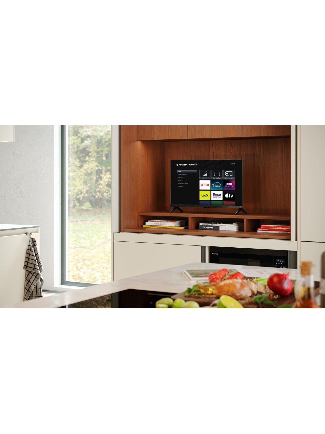 Sharp HD2225K 24-inch Roku Smart TV HDR10 LED with Freely- 1T ...