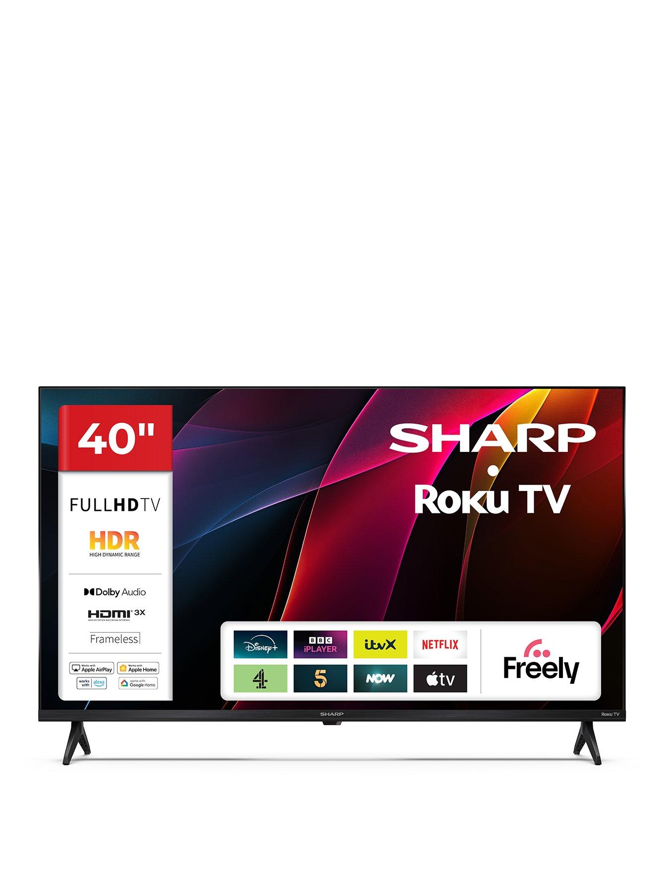 Sharp 40HD2225K 40-Inch Full HD Smart Roku TV with Freely