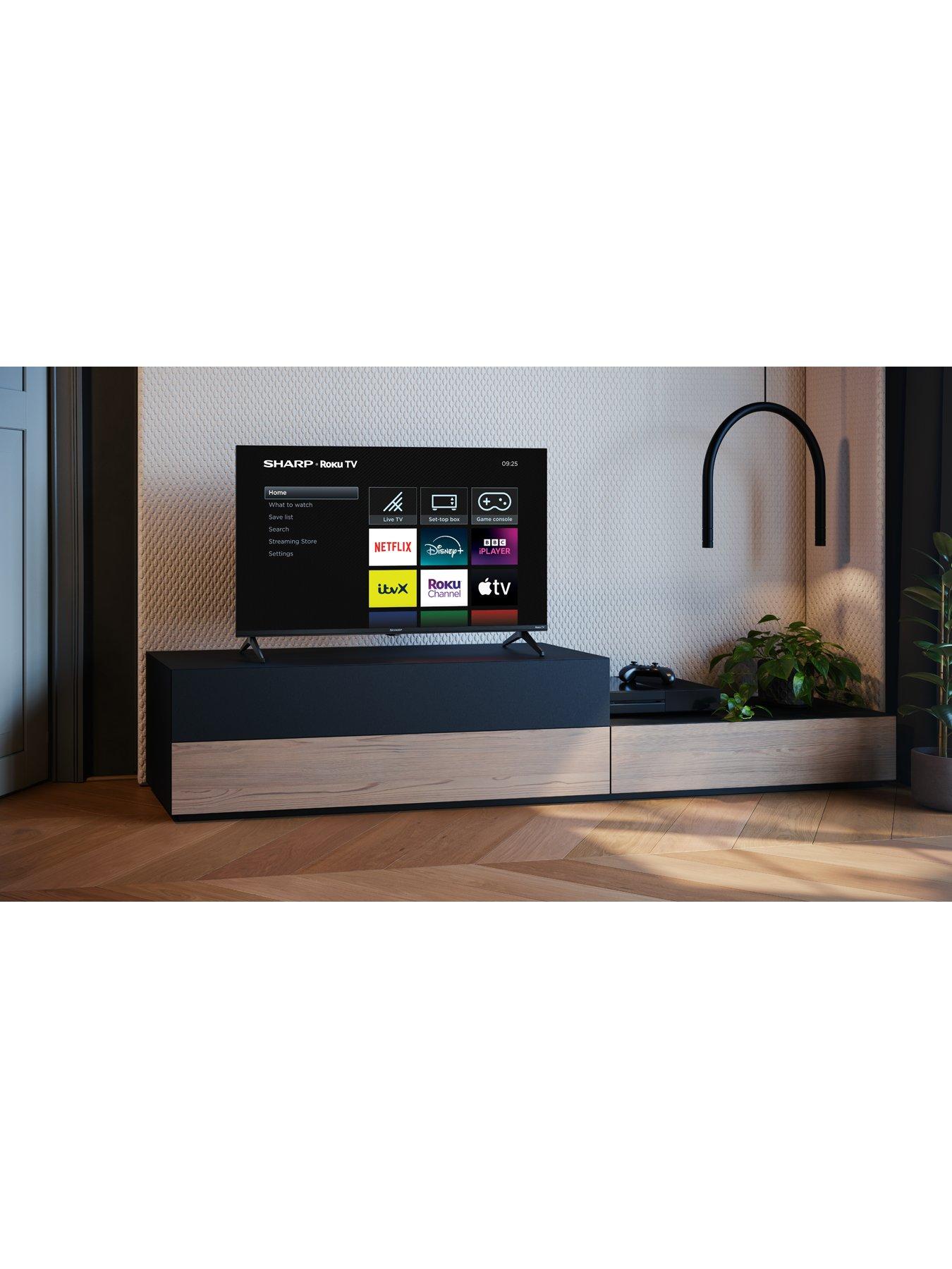 Image 2 of 7 of Sharp HD2225K 40-inch Full HD Roku Smart TV HDR10 with Freely- 2T-C40HD2225KB
