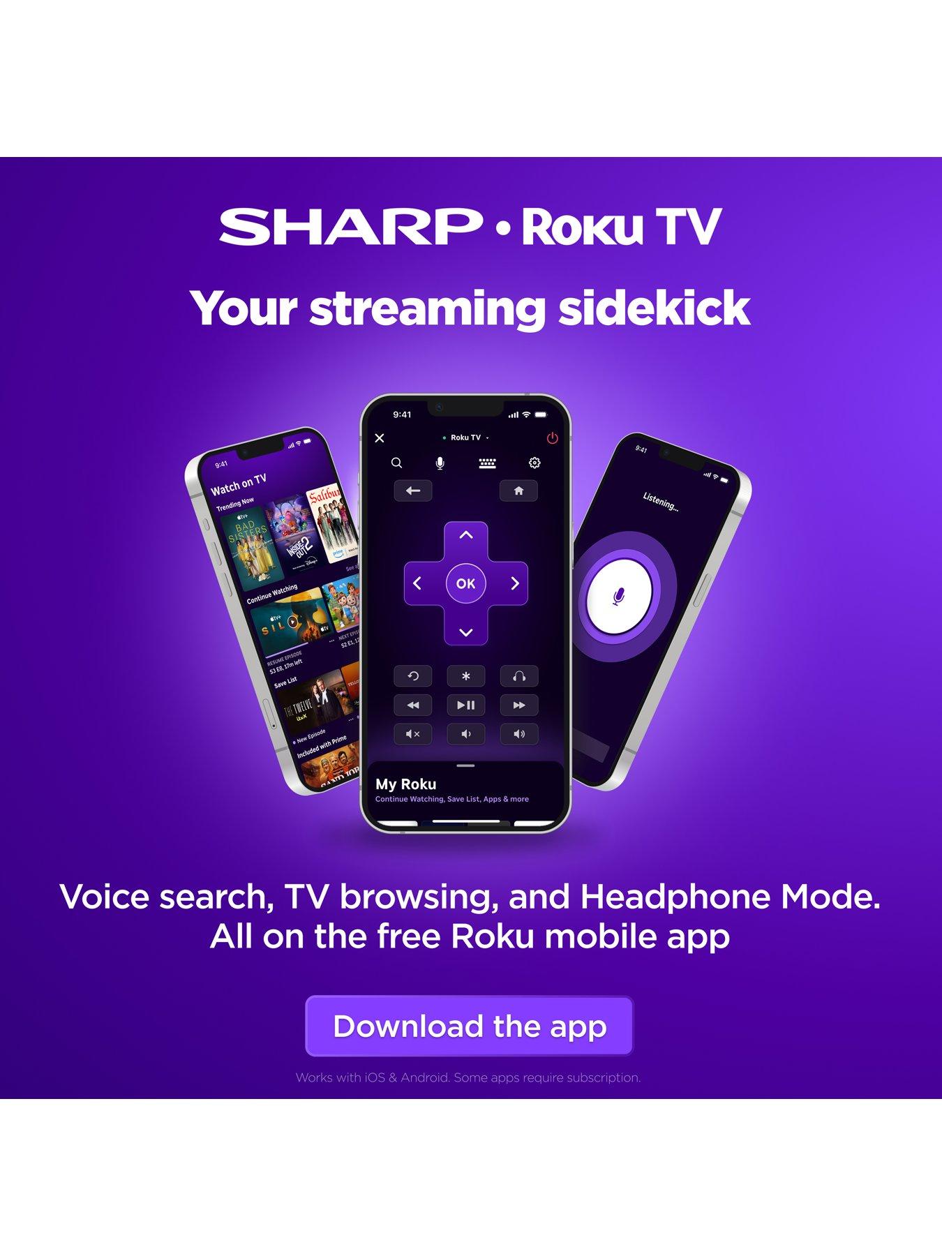 Image 6 of 7 of Sharp HD2225K 40-inch Full HD Roku Smart TV HDR10 with Freely- 2T-C40HD2225KB