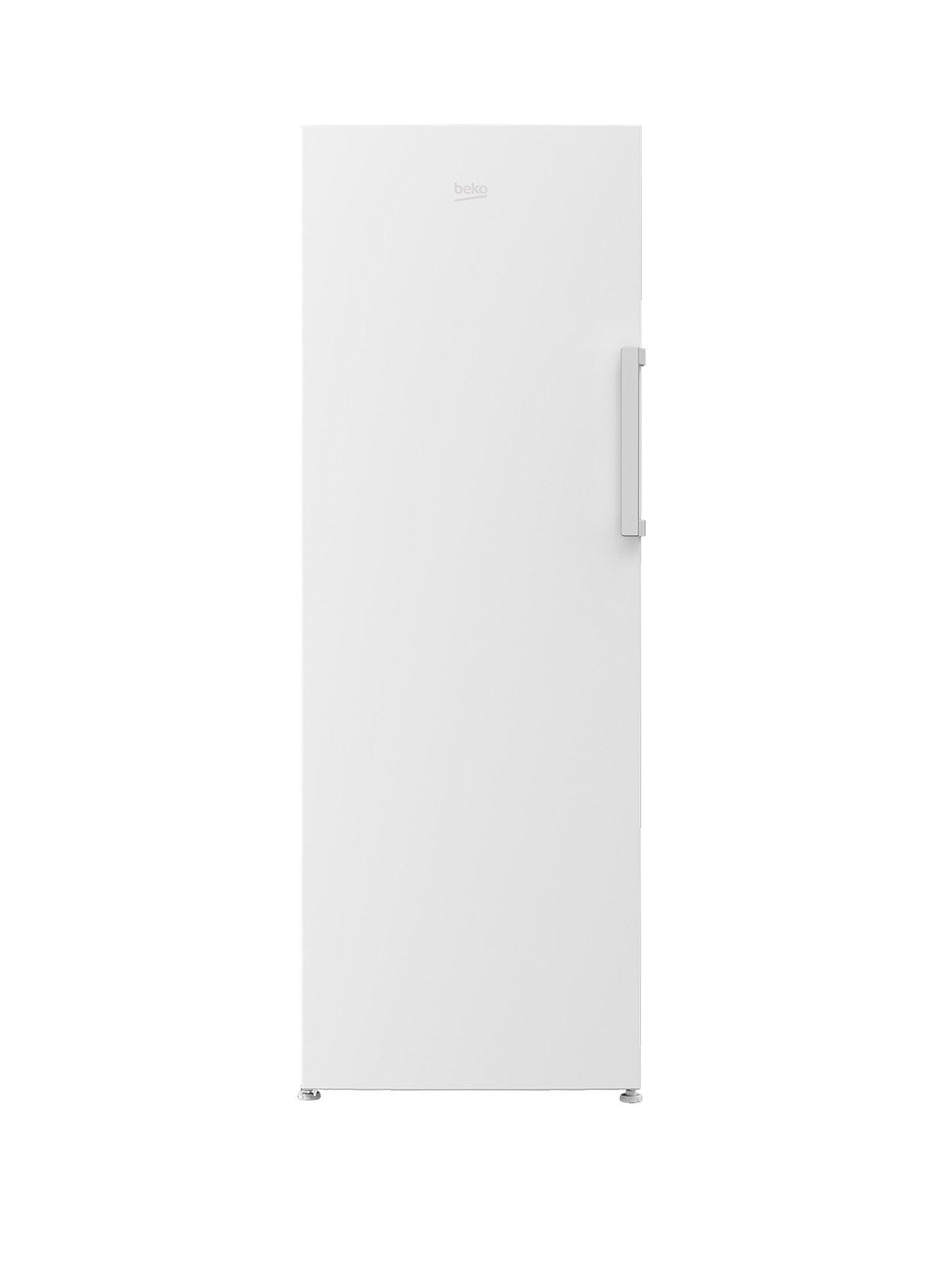 Image 1 of 3 of Beko FFP4671W Freestanding Tall Frost Free Freezer with Freezer Guard White