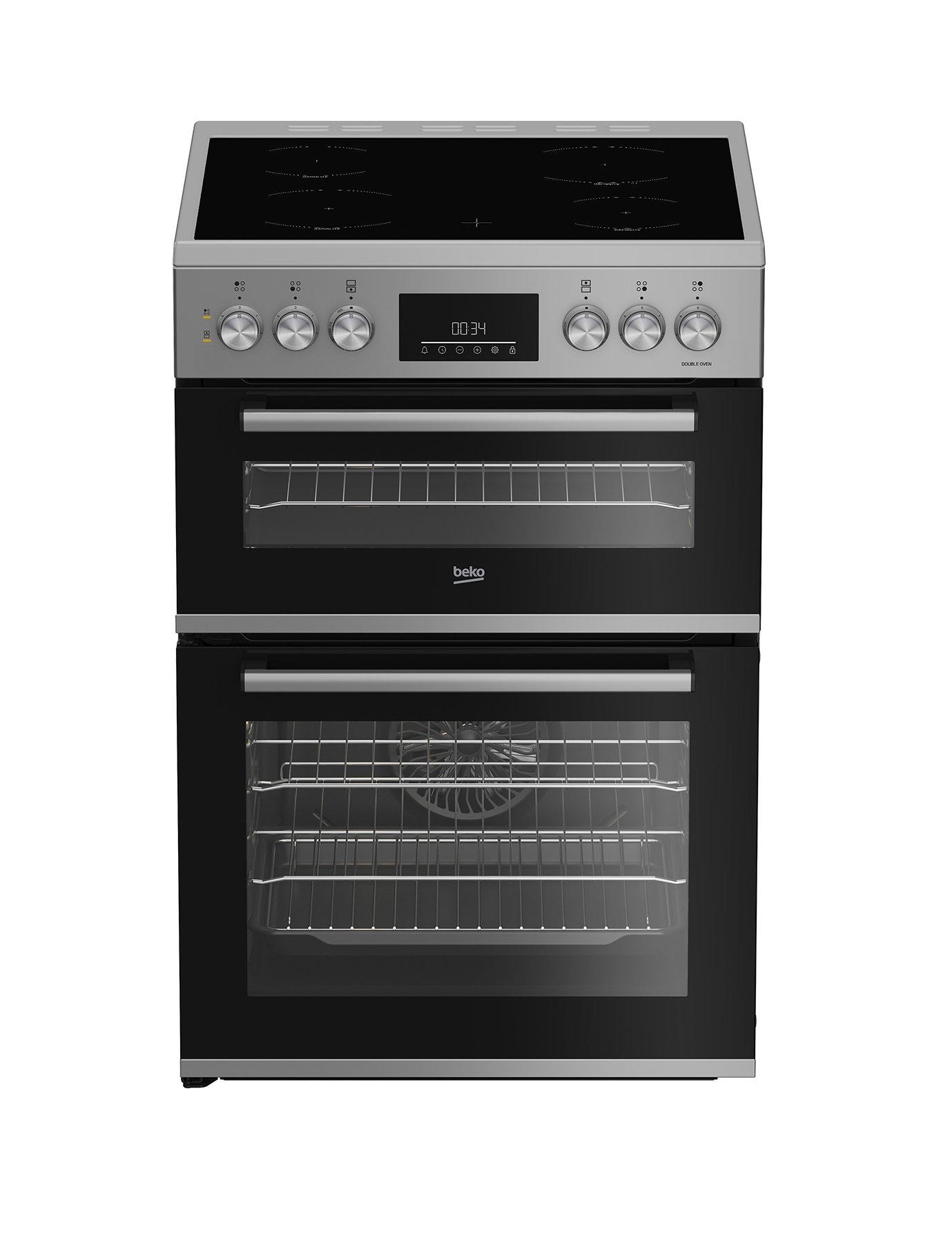 Image 1 of 6 of Beko FDC6731S AeroPerfect cooker Electric Cooker Sliver