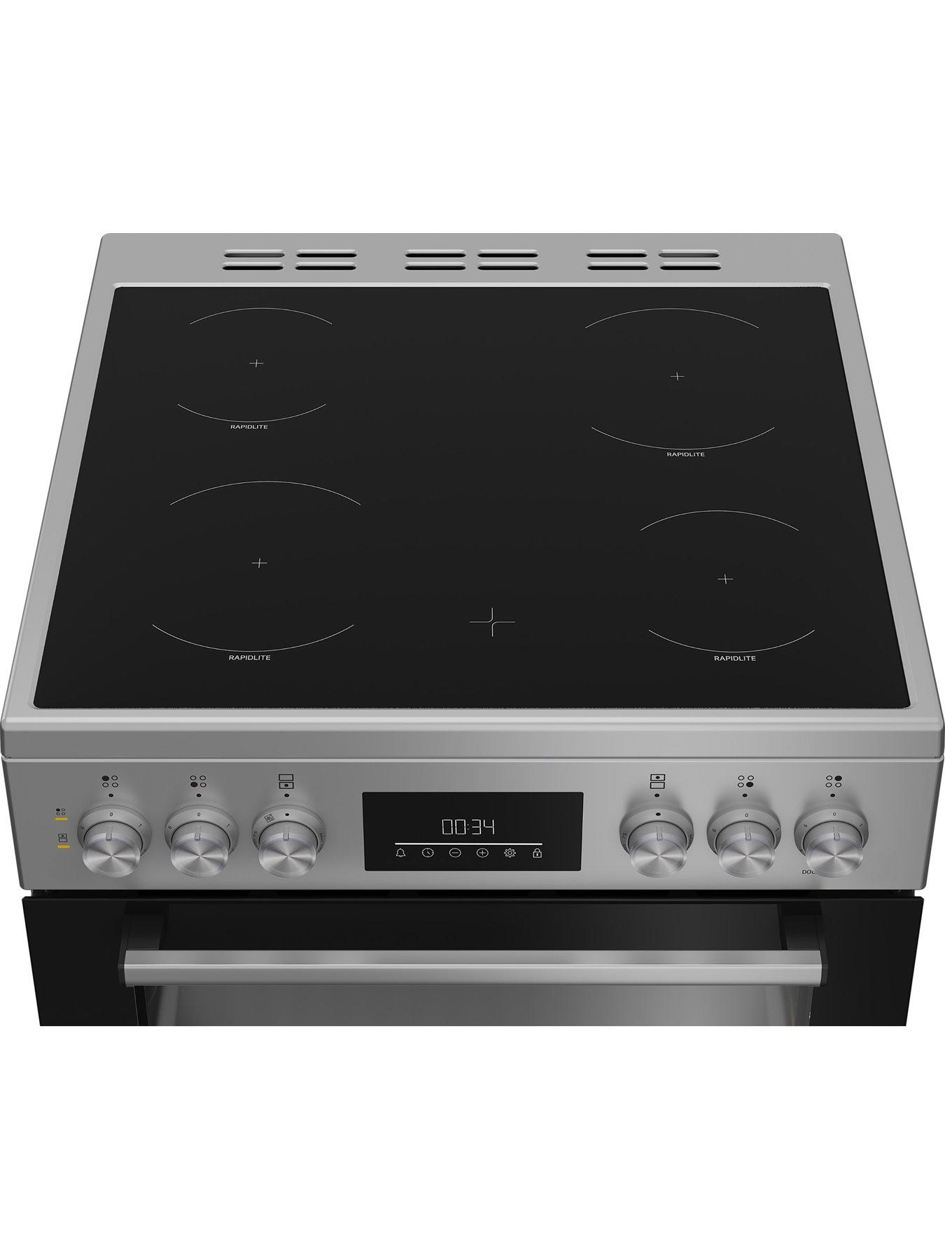 Image 4 of 6 of Beko FDC6731S AeroPerfect cooker Electric Cooker Sliver
