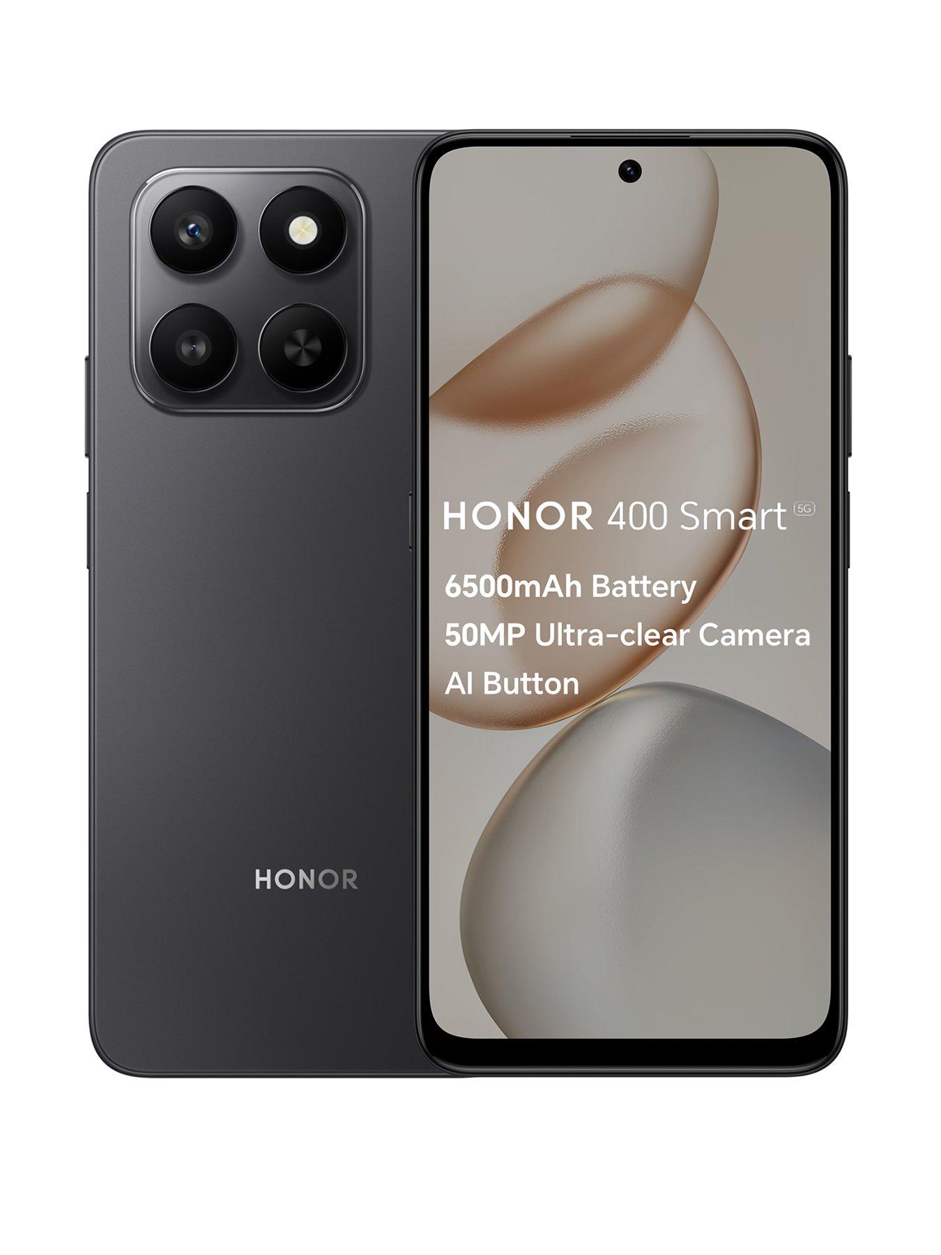 Image 1 of 7 of Honor 400 Smart 5G (4GB RAM + 256GB Storage) Mobile - Velvet Black
