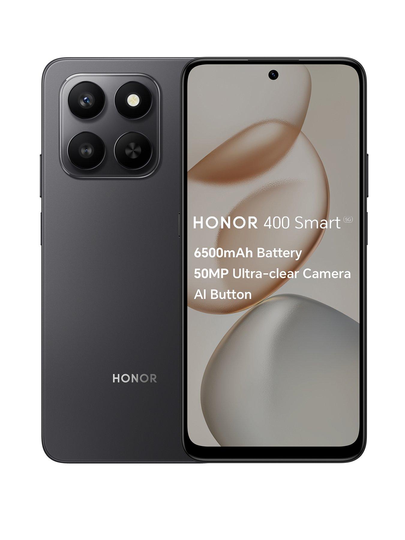 Image 1 of 7 of Honor 400 Smart 5G (4GB RAM + 128GB Storage) Mobile - Velvet Black