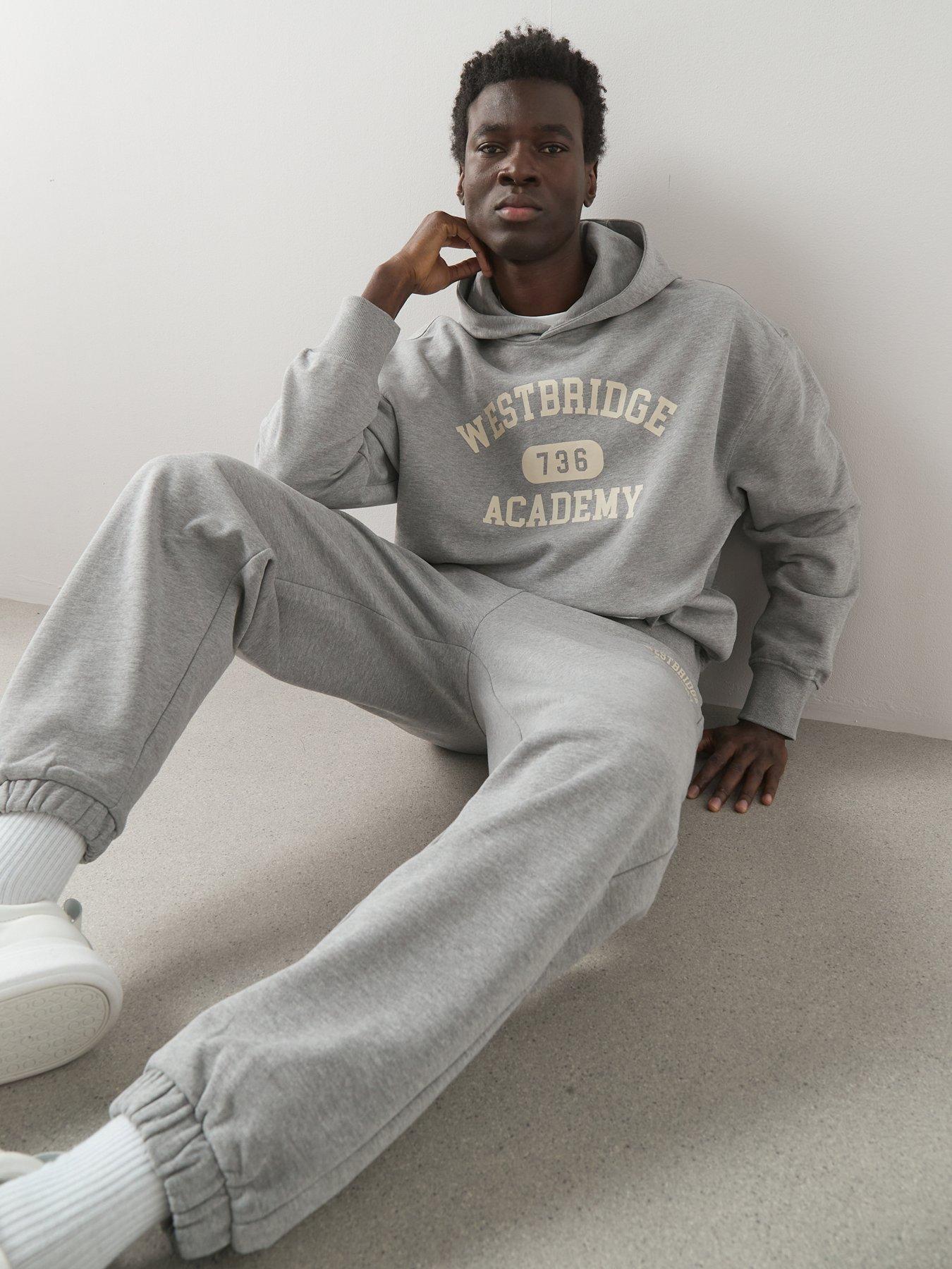 Image 5 of 7 of The Very Collection Pure Cotton Premium Relaxed Fit Cuffed Joggers - Grey