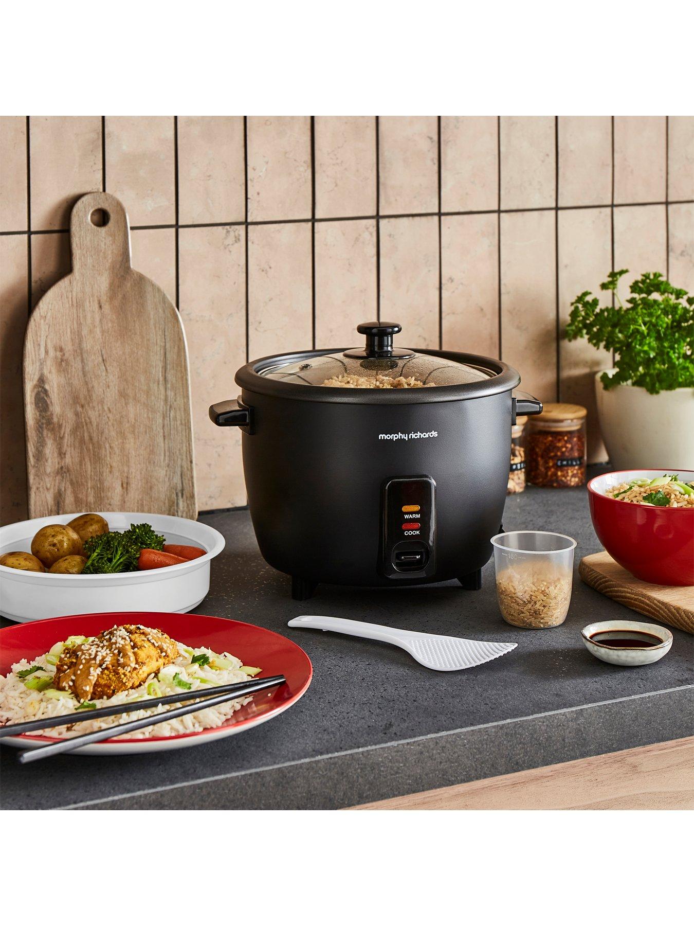 Image 3 of 7 of Morphy Richards 8 Cups 1.5L Rice Cooker- Black