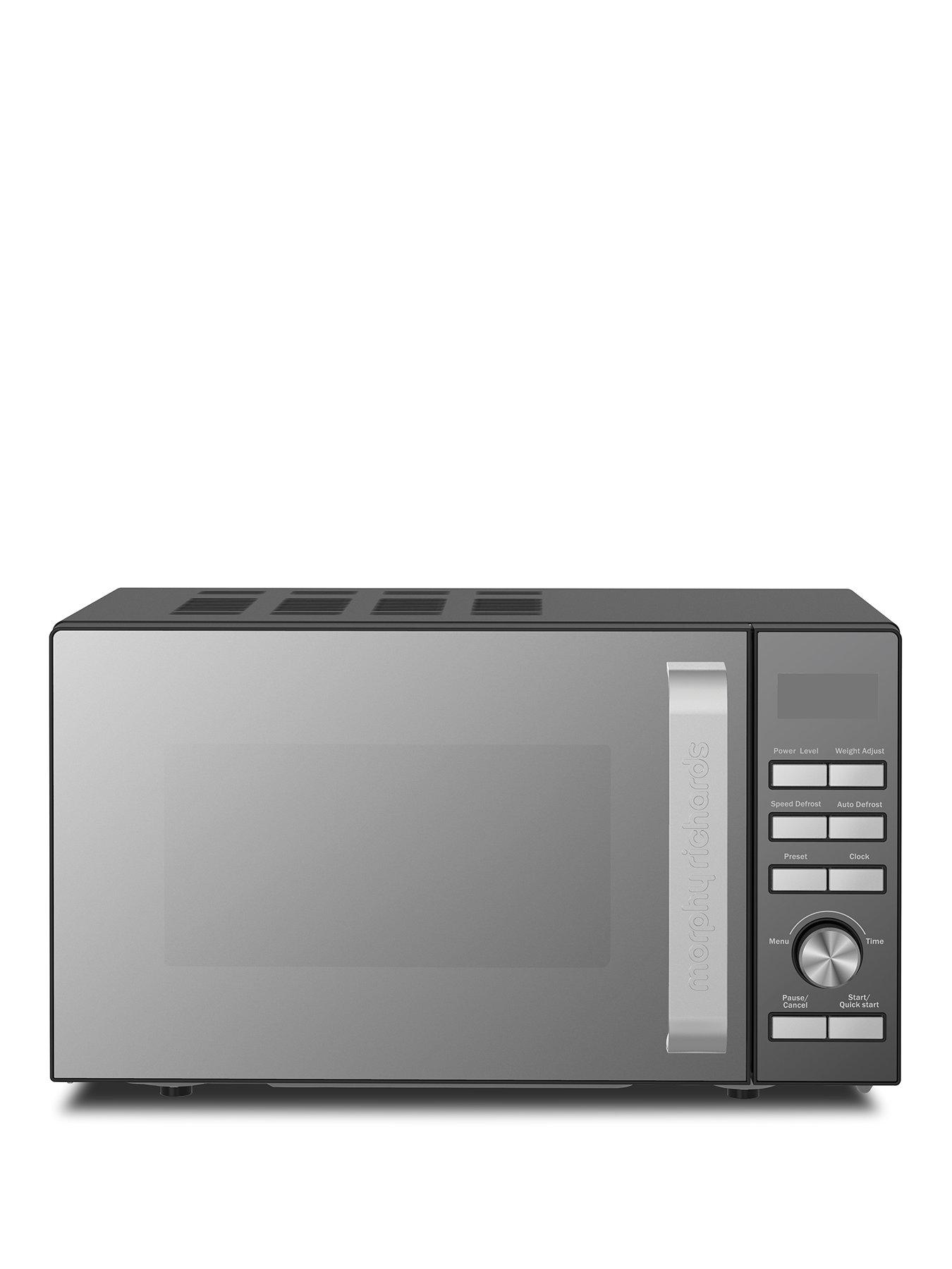 Morphy Richards Microwave 20L 800W Digital Mirror Door  &  Mirror Acrylic Panel