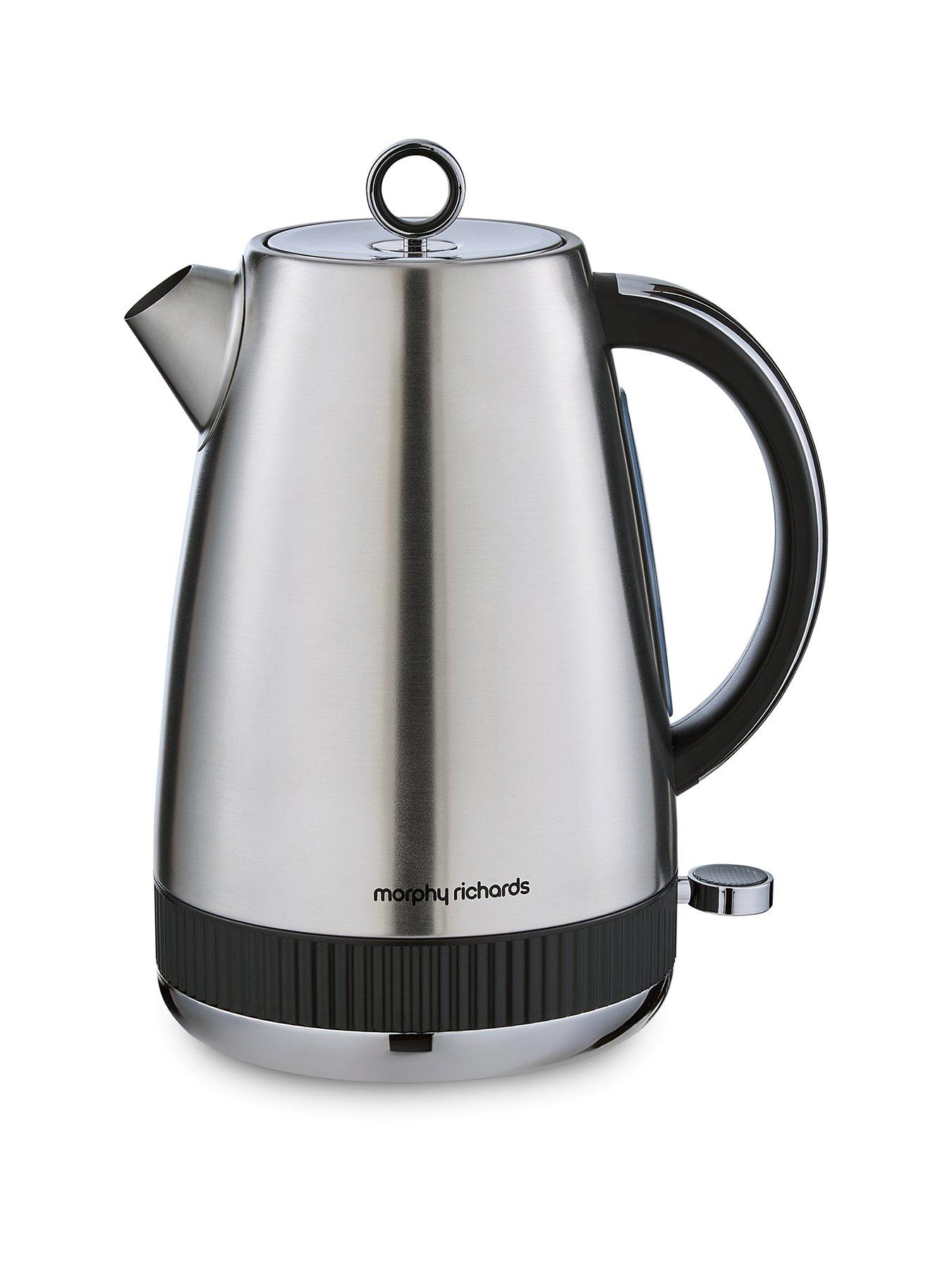 Morphy Richards Mexborough 1.7L Kettle - Silver/Black