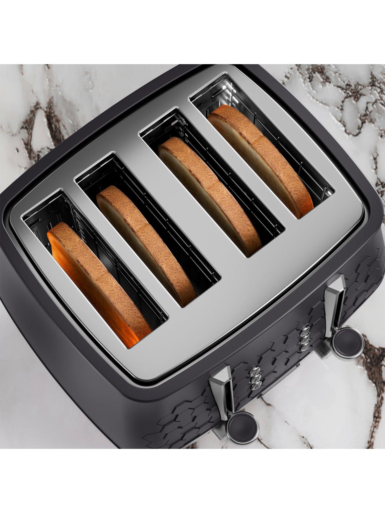 Morphy Richards Cassini 4 Slice 4 Slot Toaster - Black | Very