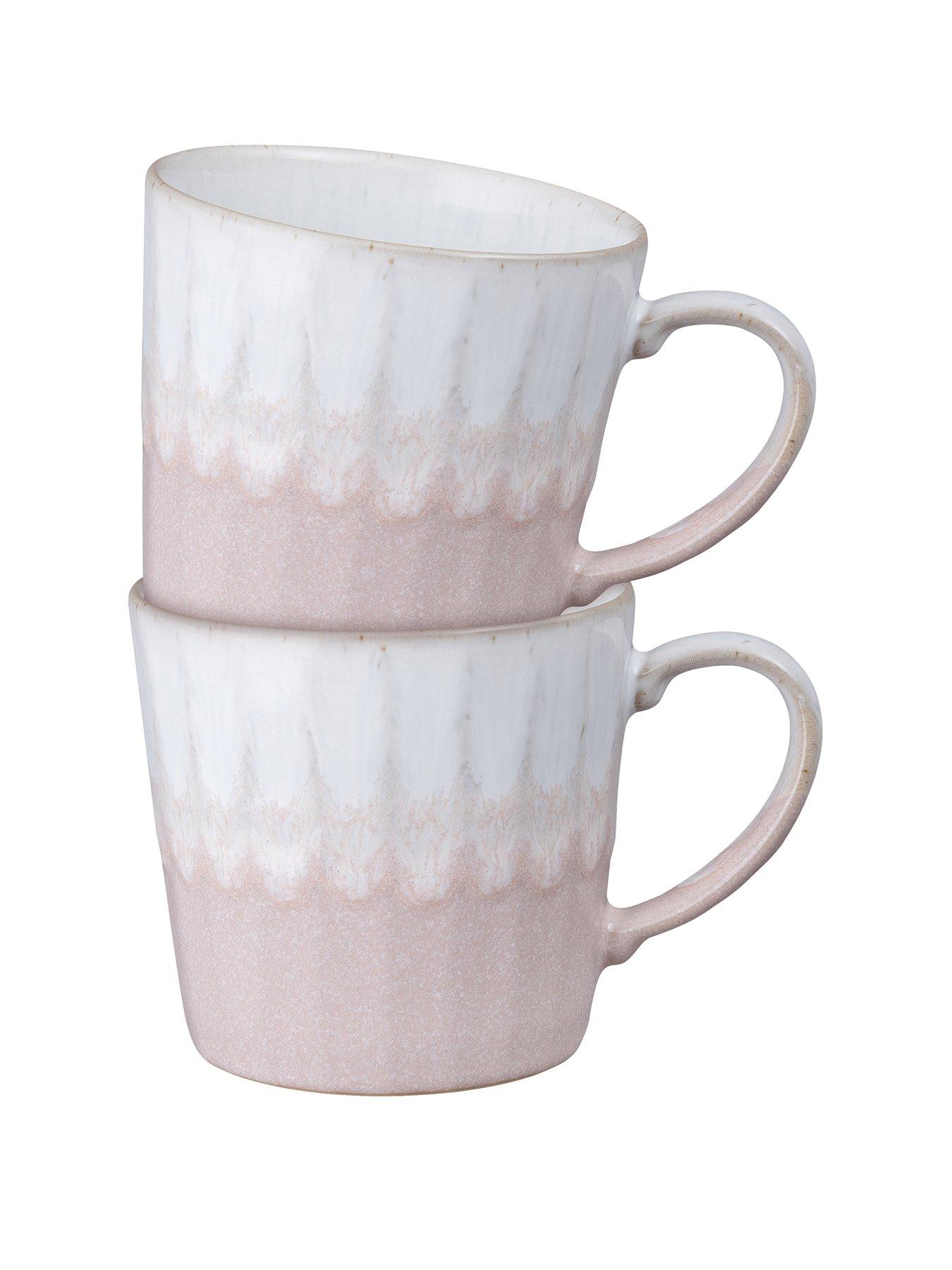 Image 2 of 6 of Denby Reactive Pink Set Of 2 Mugs