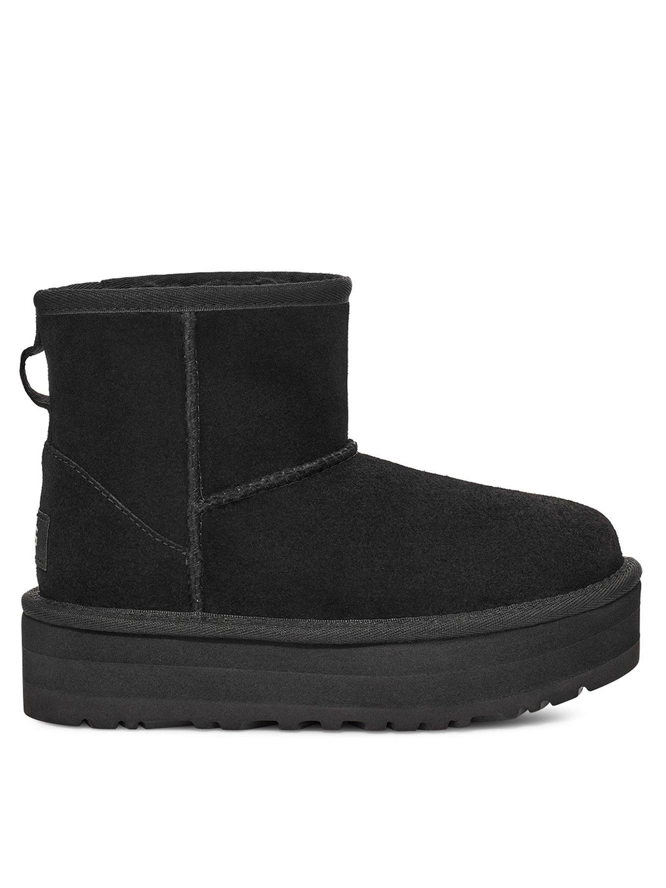 UGG Older Kids Classic Mini Platform Classic Boot - Black